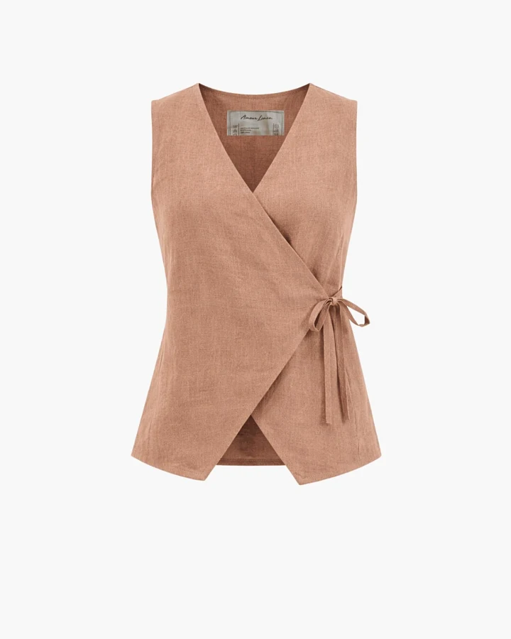 AmourLinen Top Blanca
