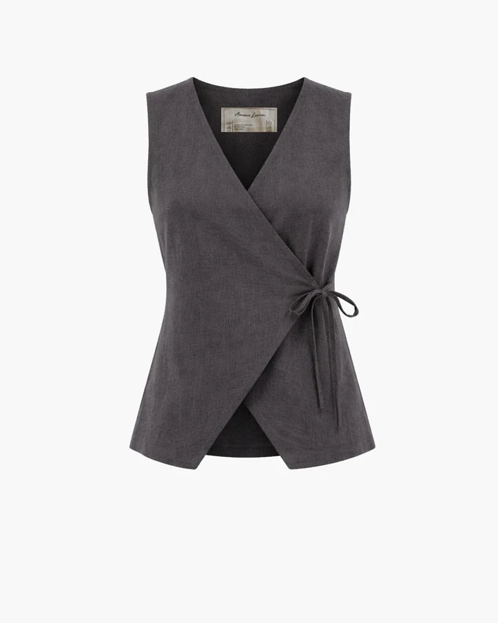 AmourLinen Top Blanca