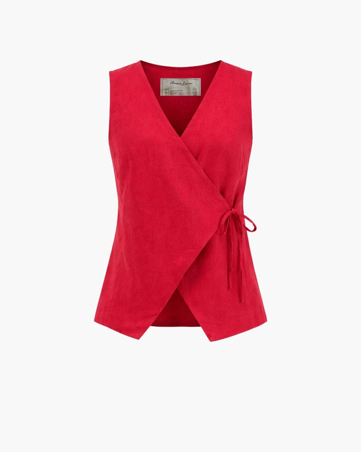 AmourLinen Top Blanca