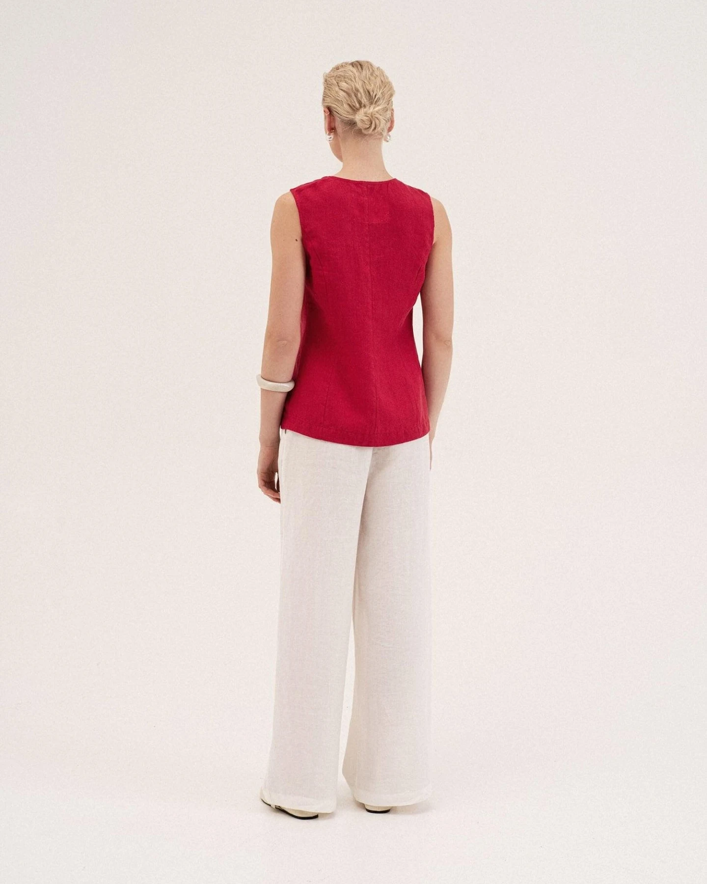 AmourLinen Top Blanca – Ansicht 3