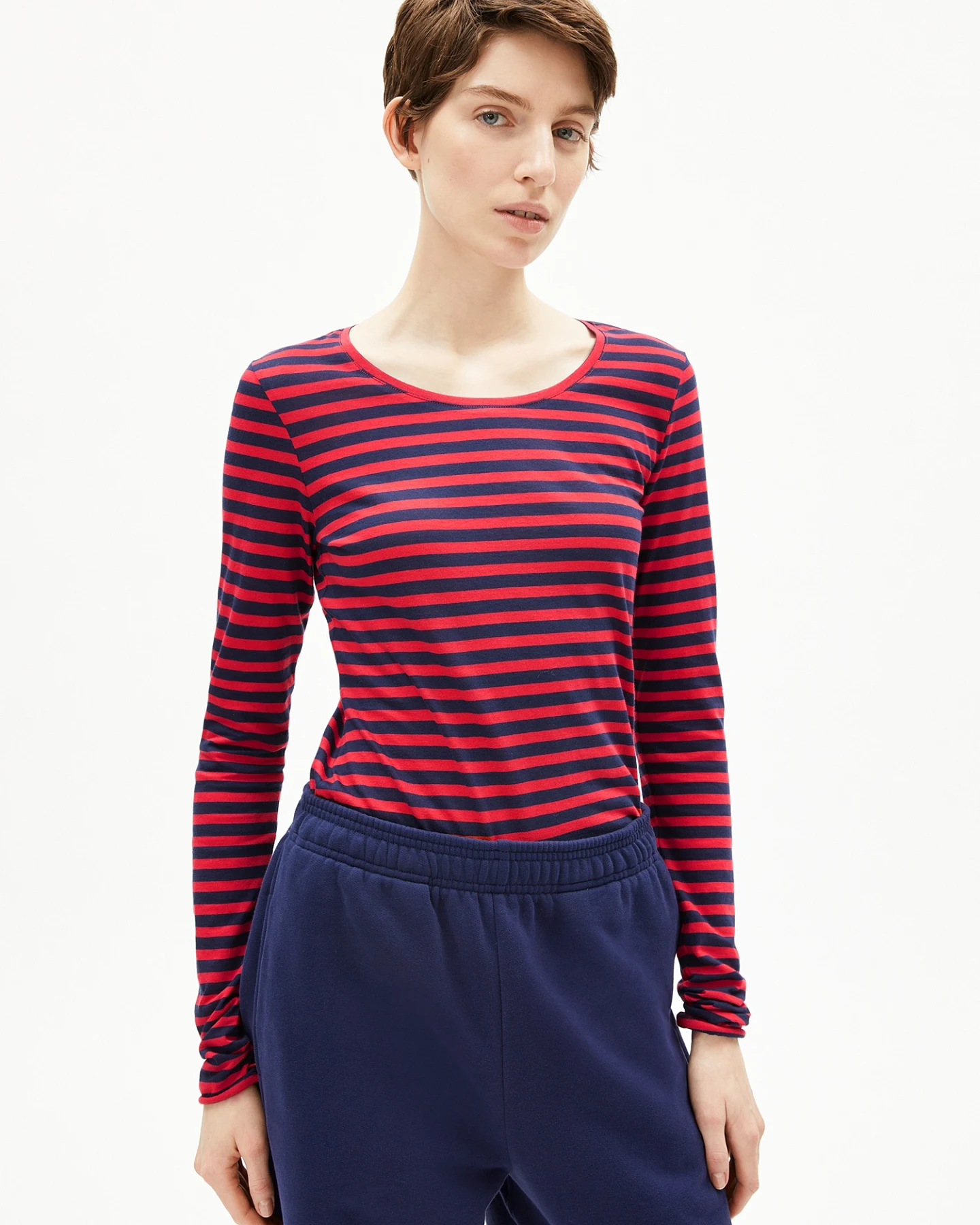 ARMEDANGELS Longsleeve EINIAARA STRIPES – Ansicht 2