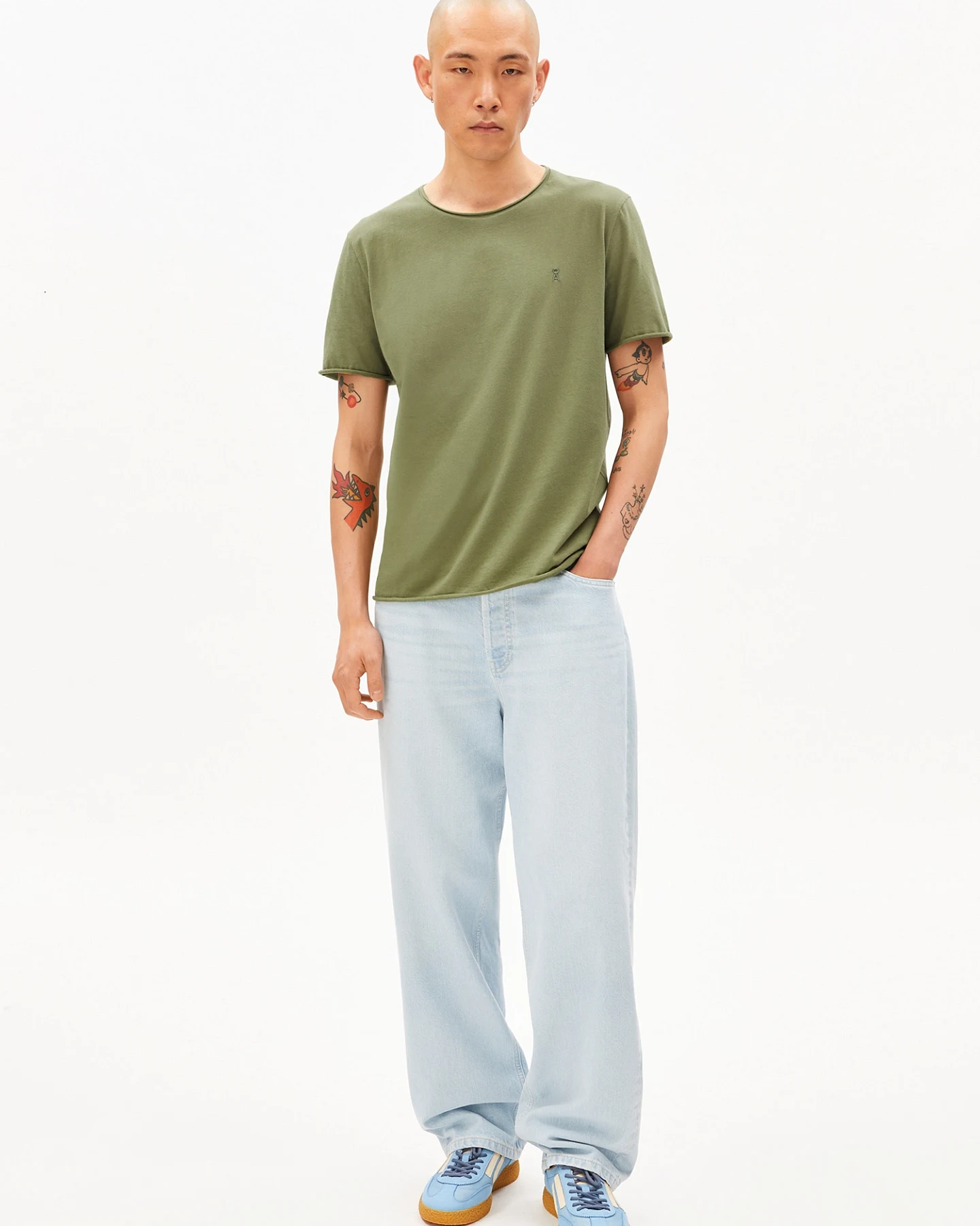 ARMEDANGELS T-Shirt JAAMES BRUSHED – Ansicht 5