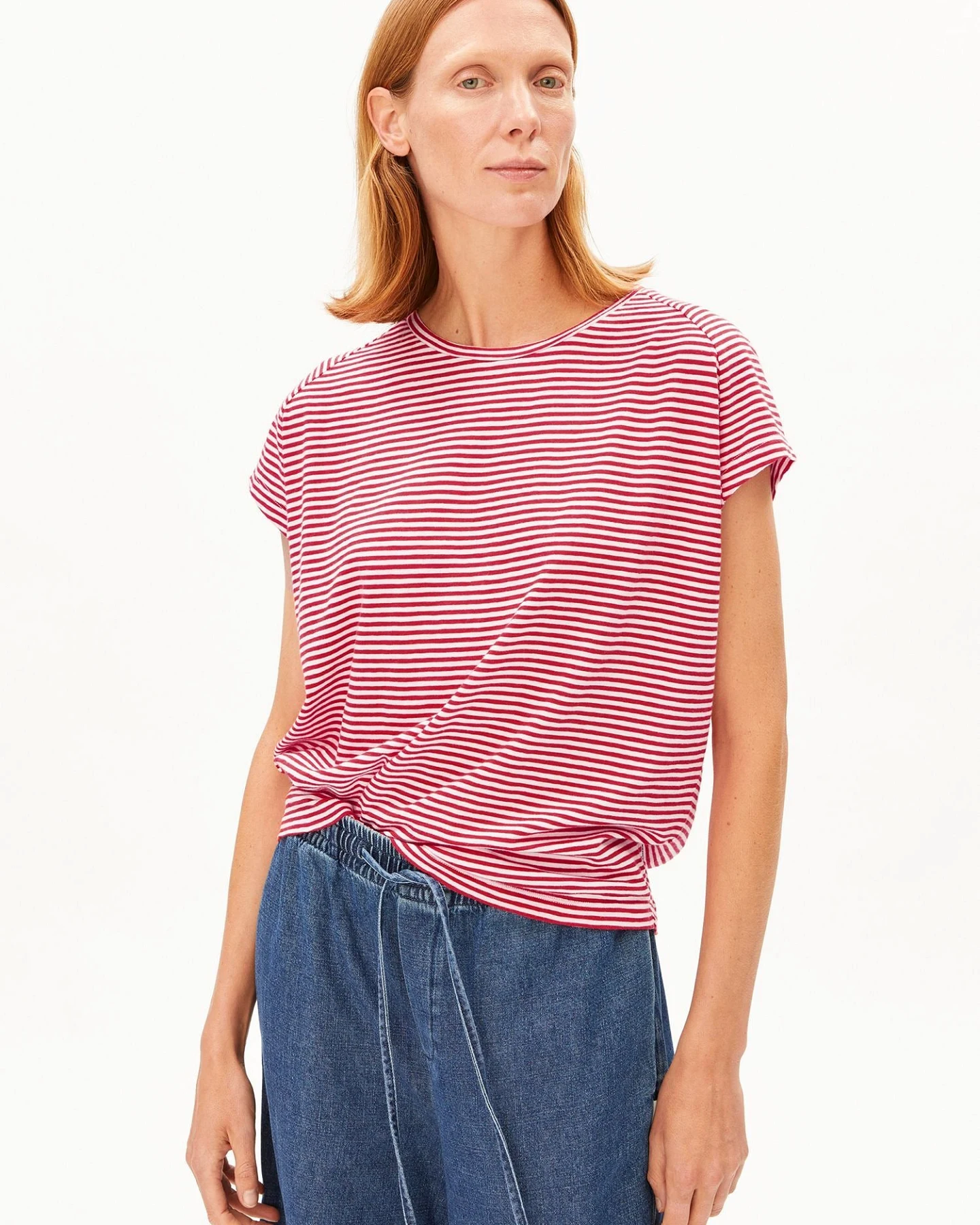 ARMEDANGELS T-Shirt SLUB JERSEY STRIPE – Ansicht 2