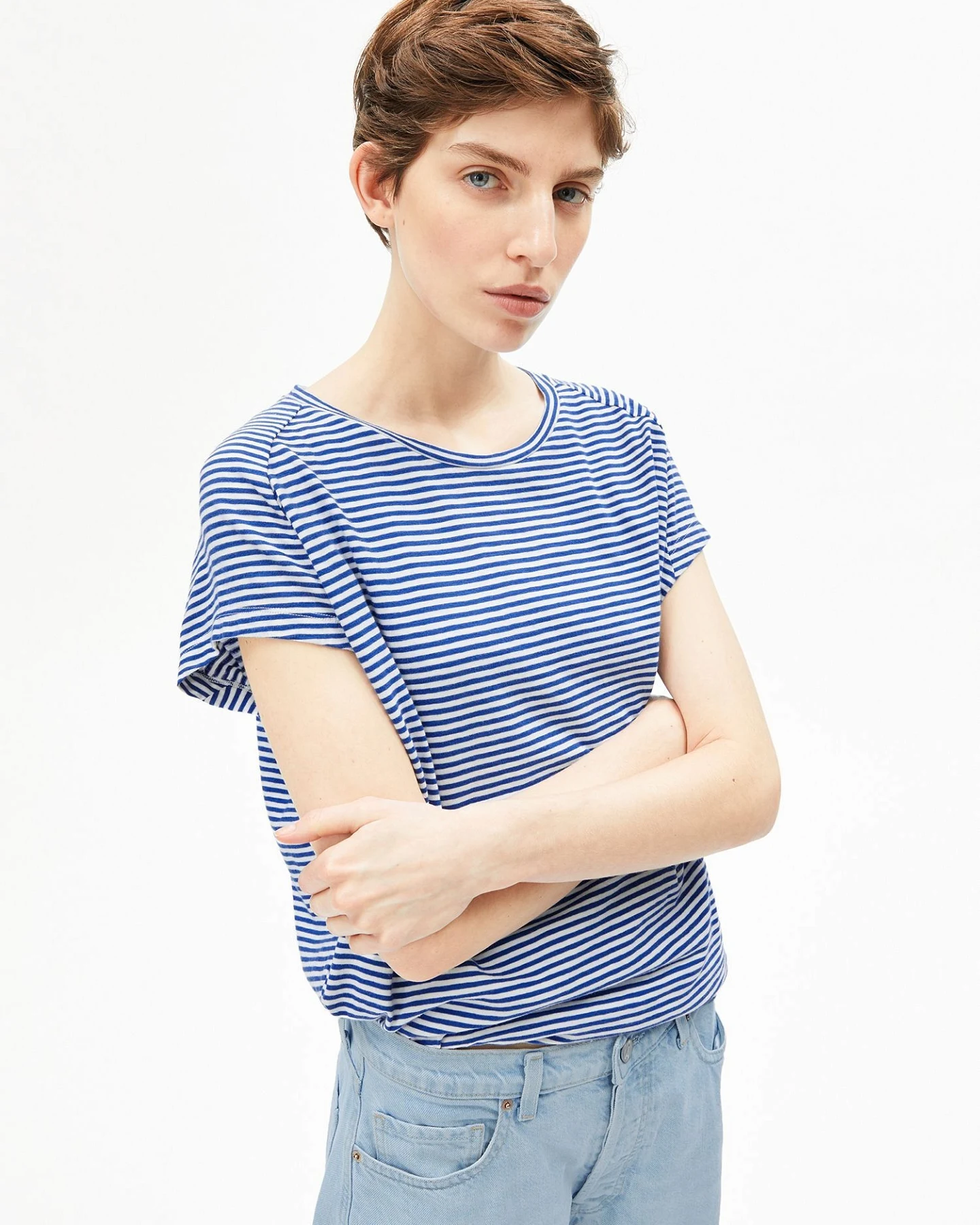 ARMEDANGELS T-Shirt SLUB JERSEY STRIPE – Ansicht 2