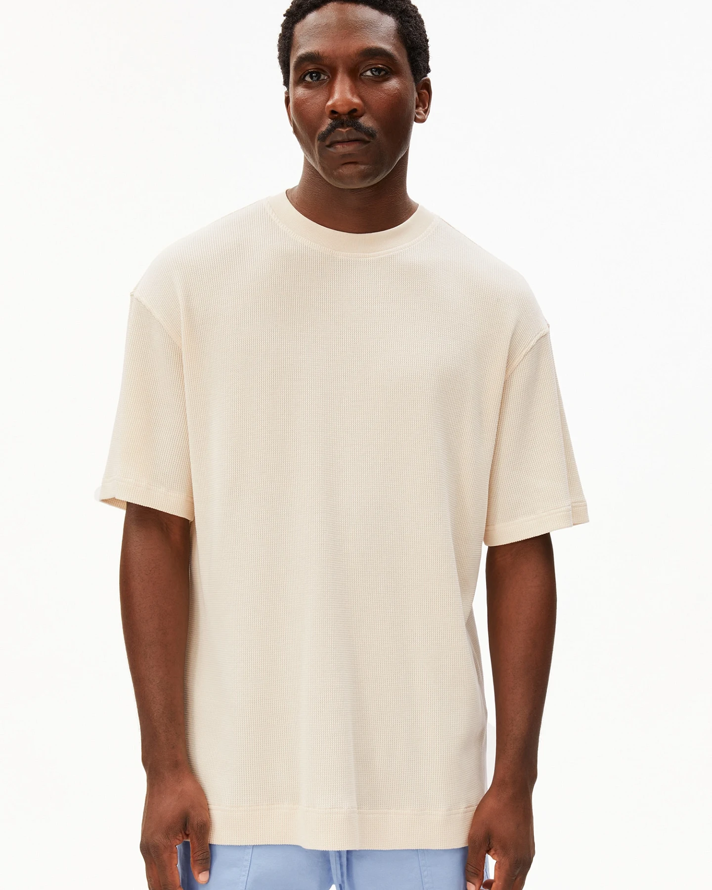 ARMEDANGELS T-Shirt MAARKOS WAFFLE – Ansicht 2