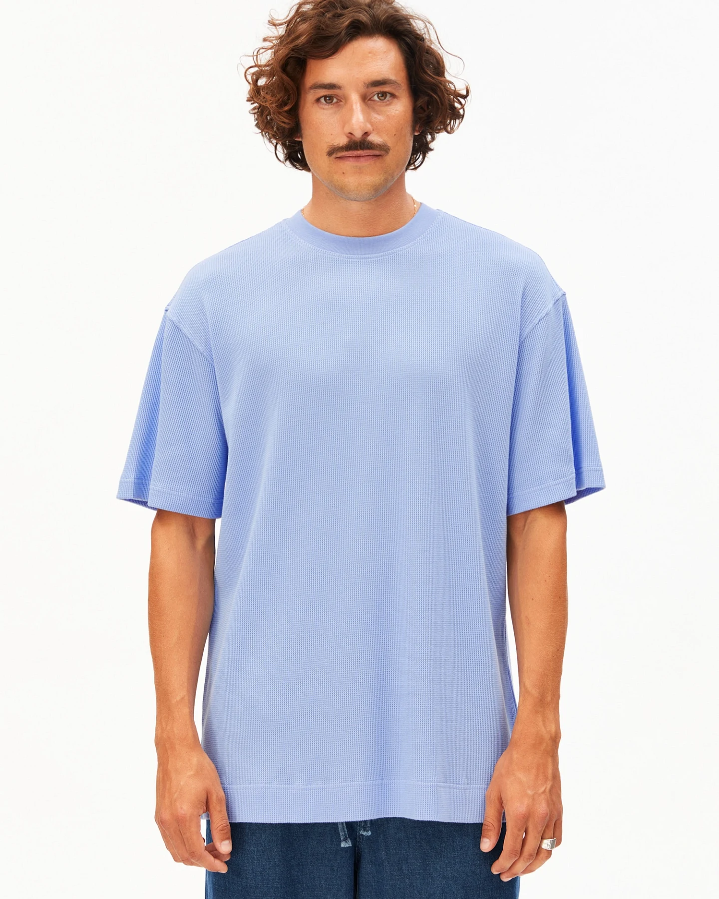 ARMEDANGELS T-Shirt MAARKOS WAFFLE – Ansicht 2