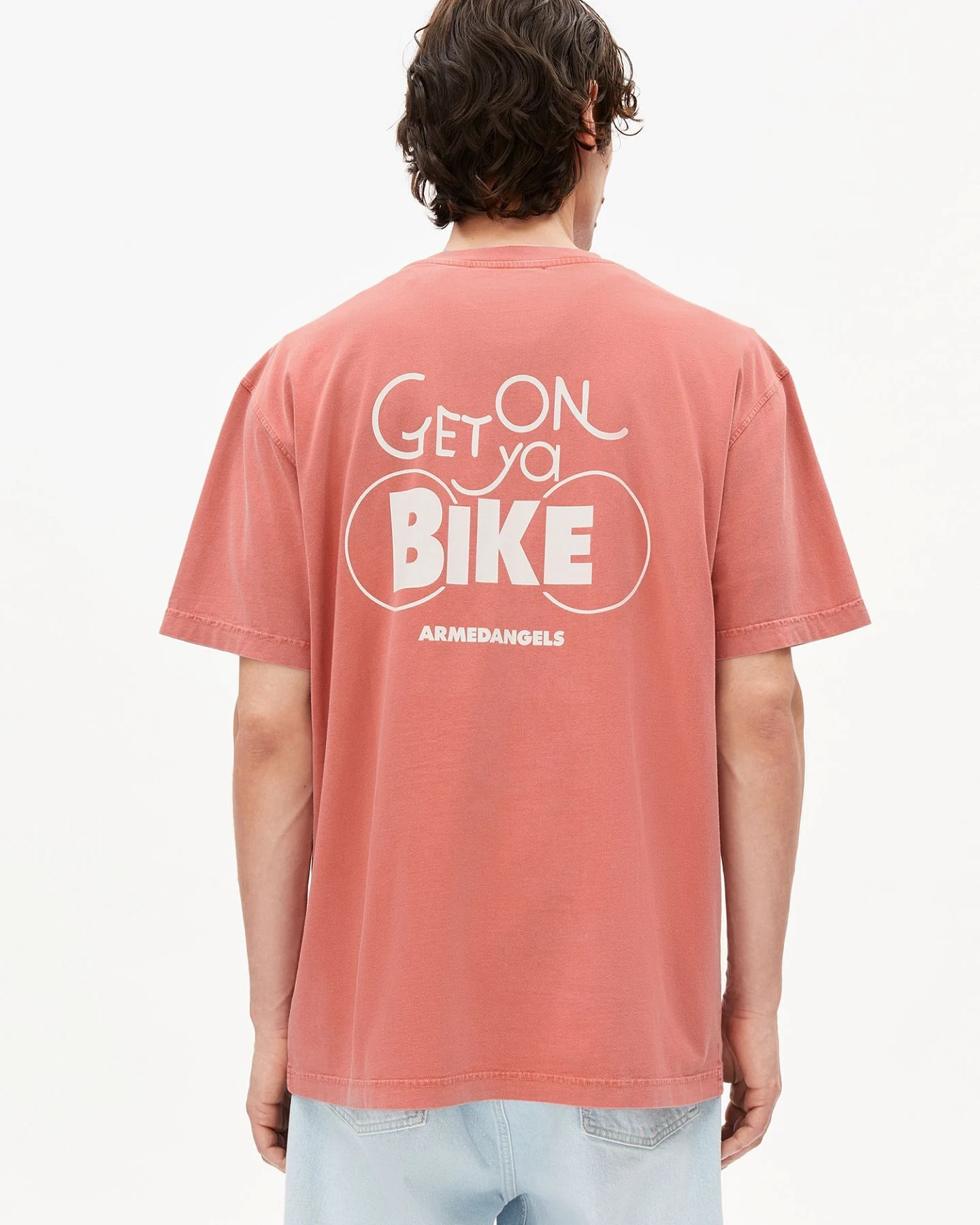 ARMEDANGELS T-Shirt MAARKOS GMT DYE BIKE – Ansicht 3