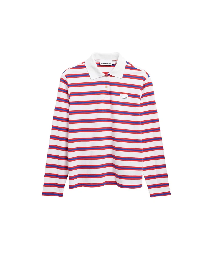 Produktseite: ARMEDANGELS Longsleeve STRIPE POLO