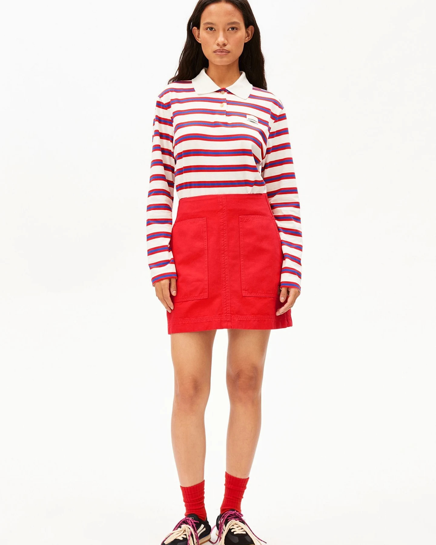ARMEDANGELS Longsleeve STRIPE POLO – Ansicht 5