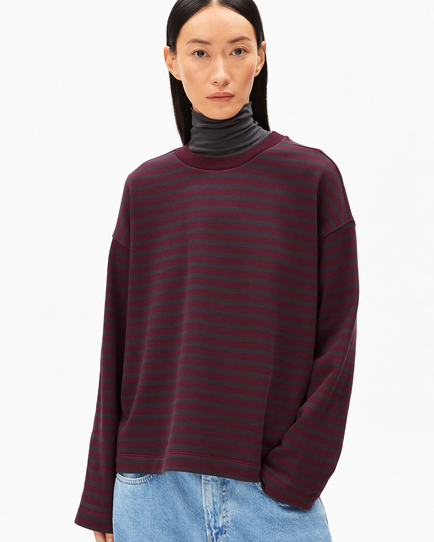 ARMEDANGELS Pullover FRANKAA MAARLEN STRIPE – Ansicht 2
