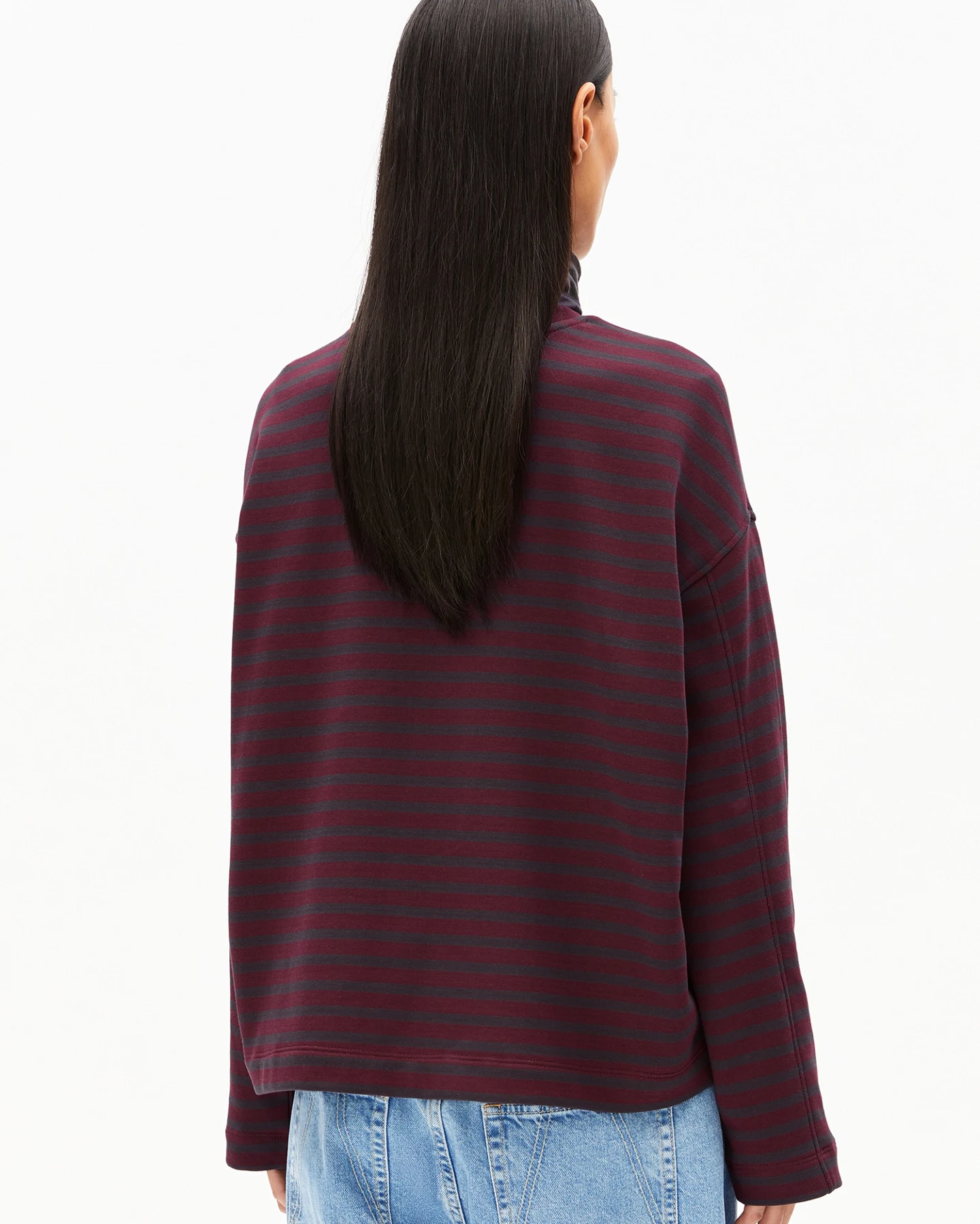 ARMEDANGELS Pullover FRANKAA MAARLEN STRIPE – Ansicht 3