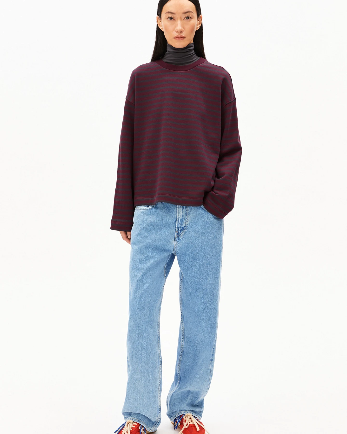 ARMEDANGELS Pullover FRANKAA MAARLEN STRIPE – Ansicht 5