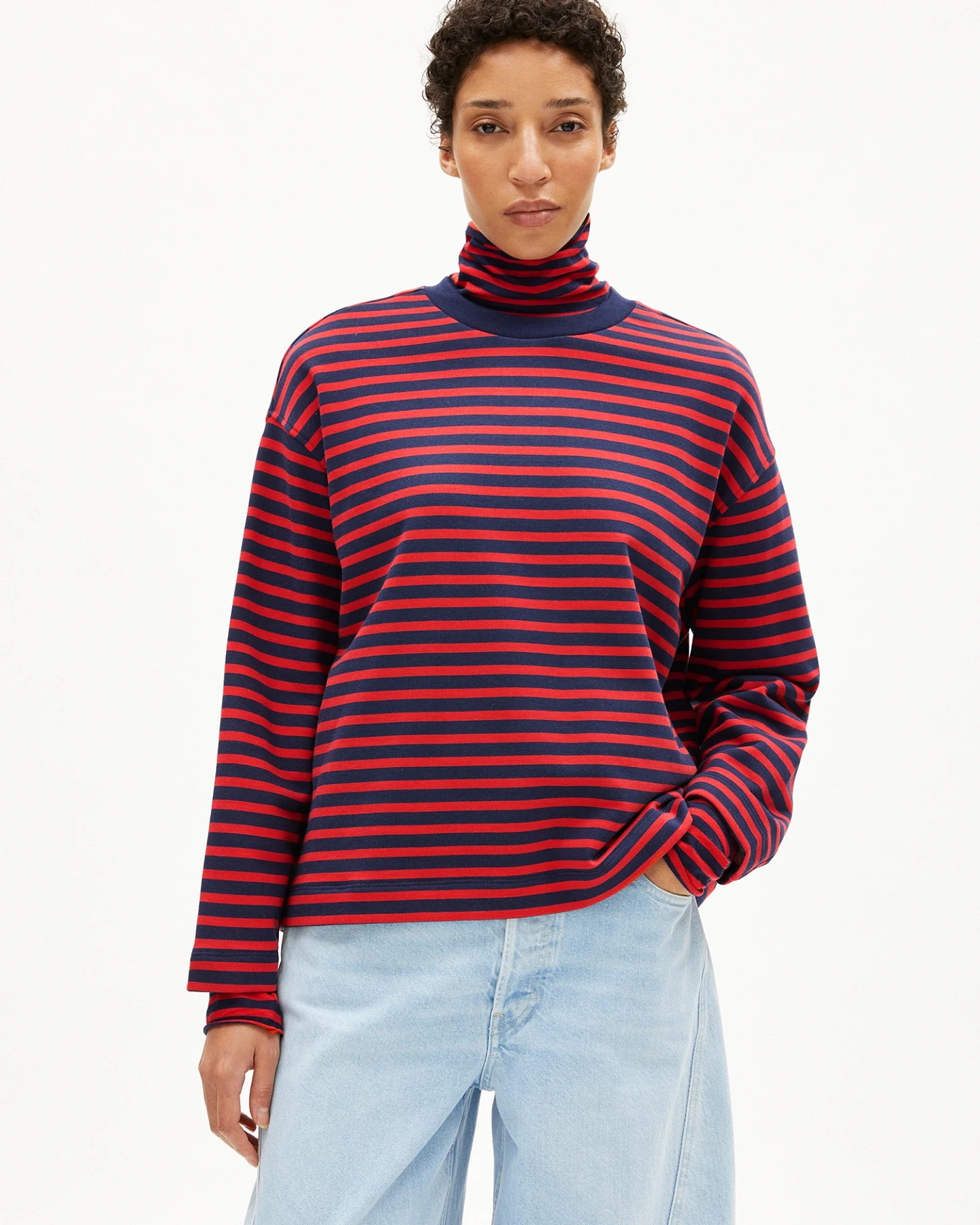 ARMEDANGELS Pullover FRANKAA MAARLEN STRIPE – Ansicht 2