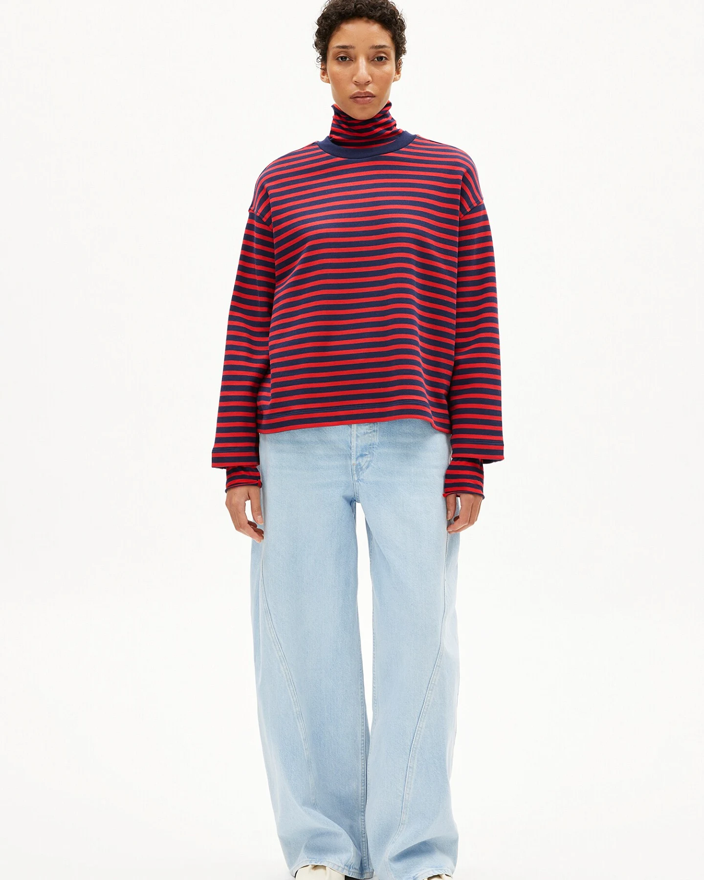ARMEDANGELS Pullover FRANKAA MAARLEN STRIPE – Ansicht 5