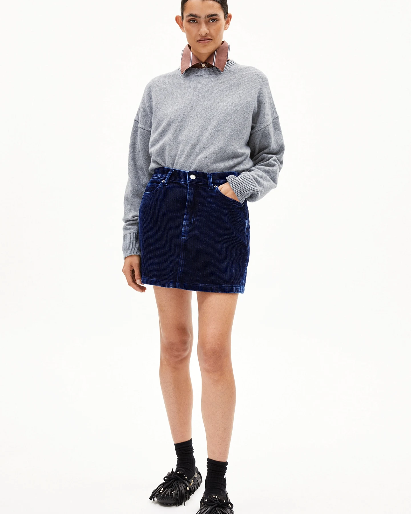 ARMEDANGELS Cordrock AACUMERI INDIGO CORD – Ansicht 5
