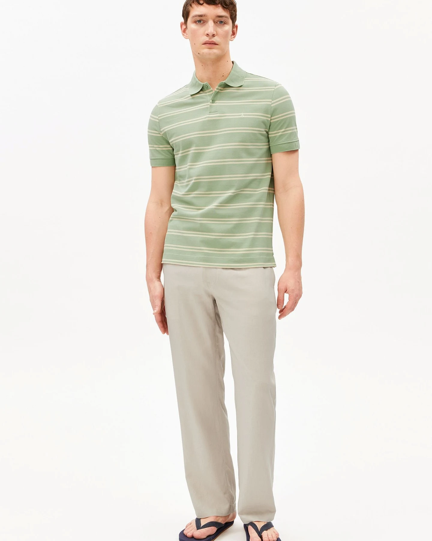 ARMEDANGELS Polo- Shirt STRIPED POLO – Ansicht 5