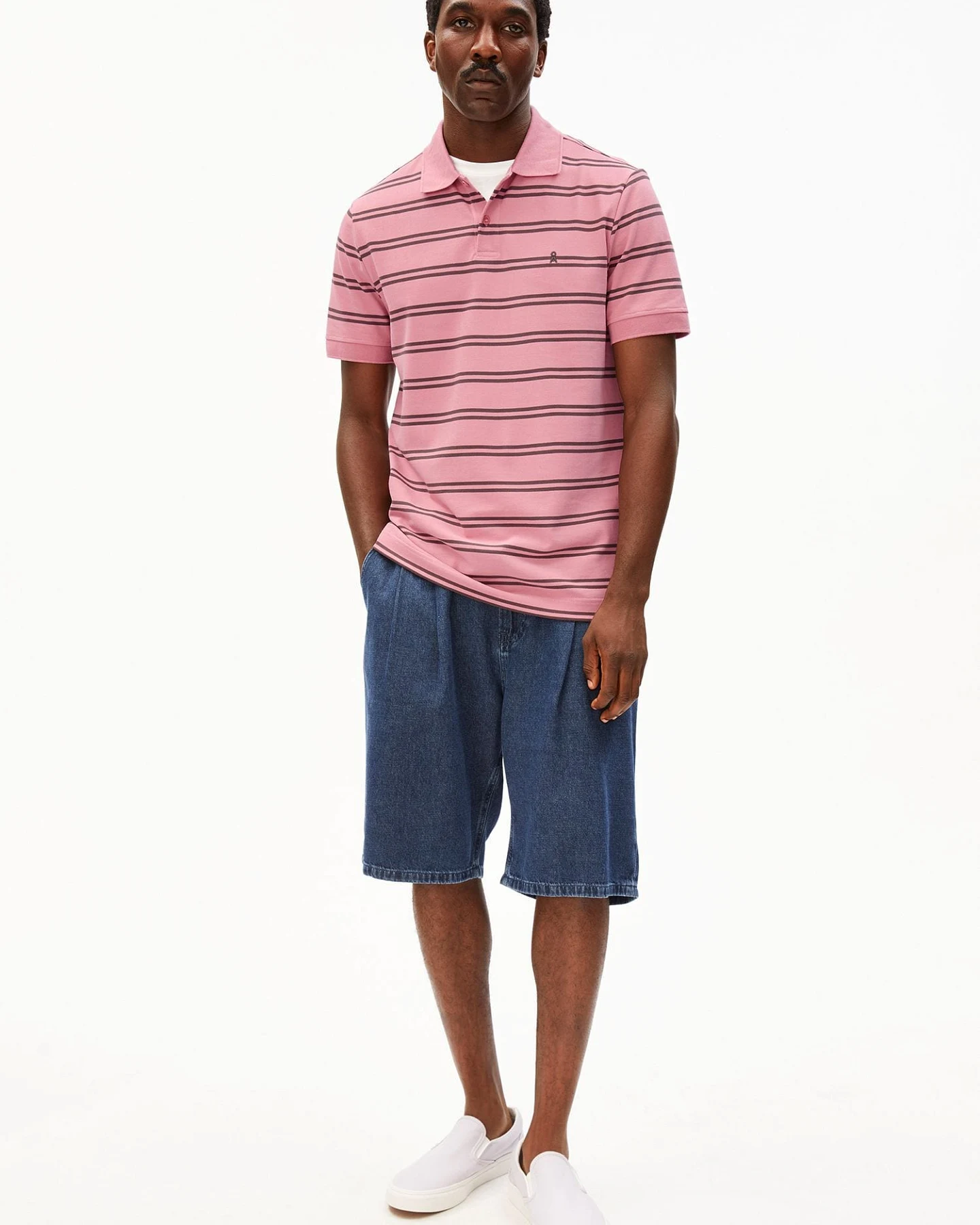 ARMEDANGELS Polo- Shirt STRIPED POLO – Ansicht 5