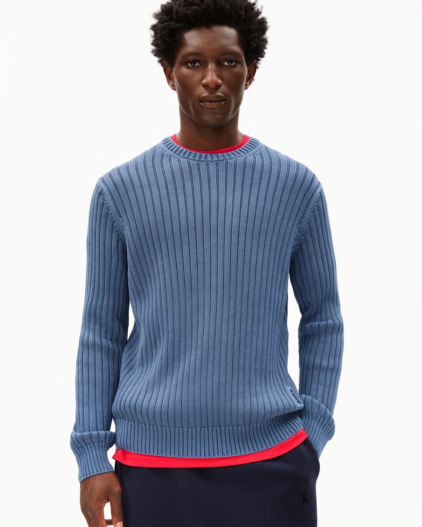 ARMEDANGELS Strickpullover PIGMENT DYE RIB – Ansicht 2