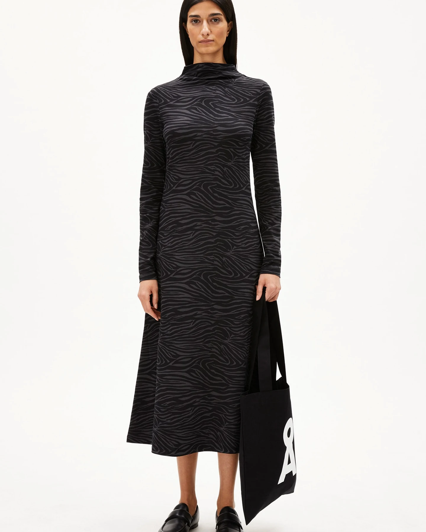 ARMEDANGELS Kleid DAILIMAA ZEBRARAA – Ansicht 5