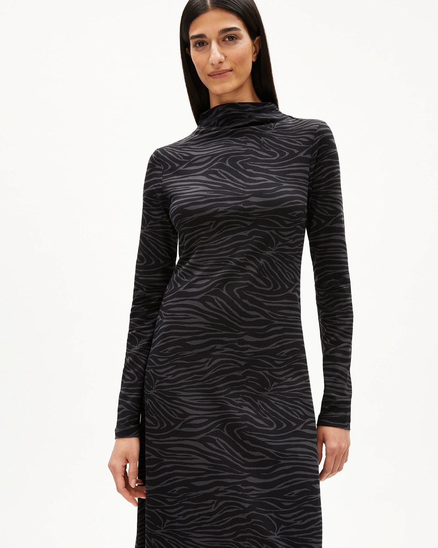 ARMEDANGELS Kleid DAILIMAA ZEBRARAA – Ansicht 2