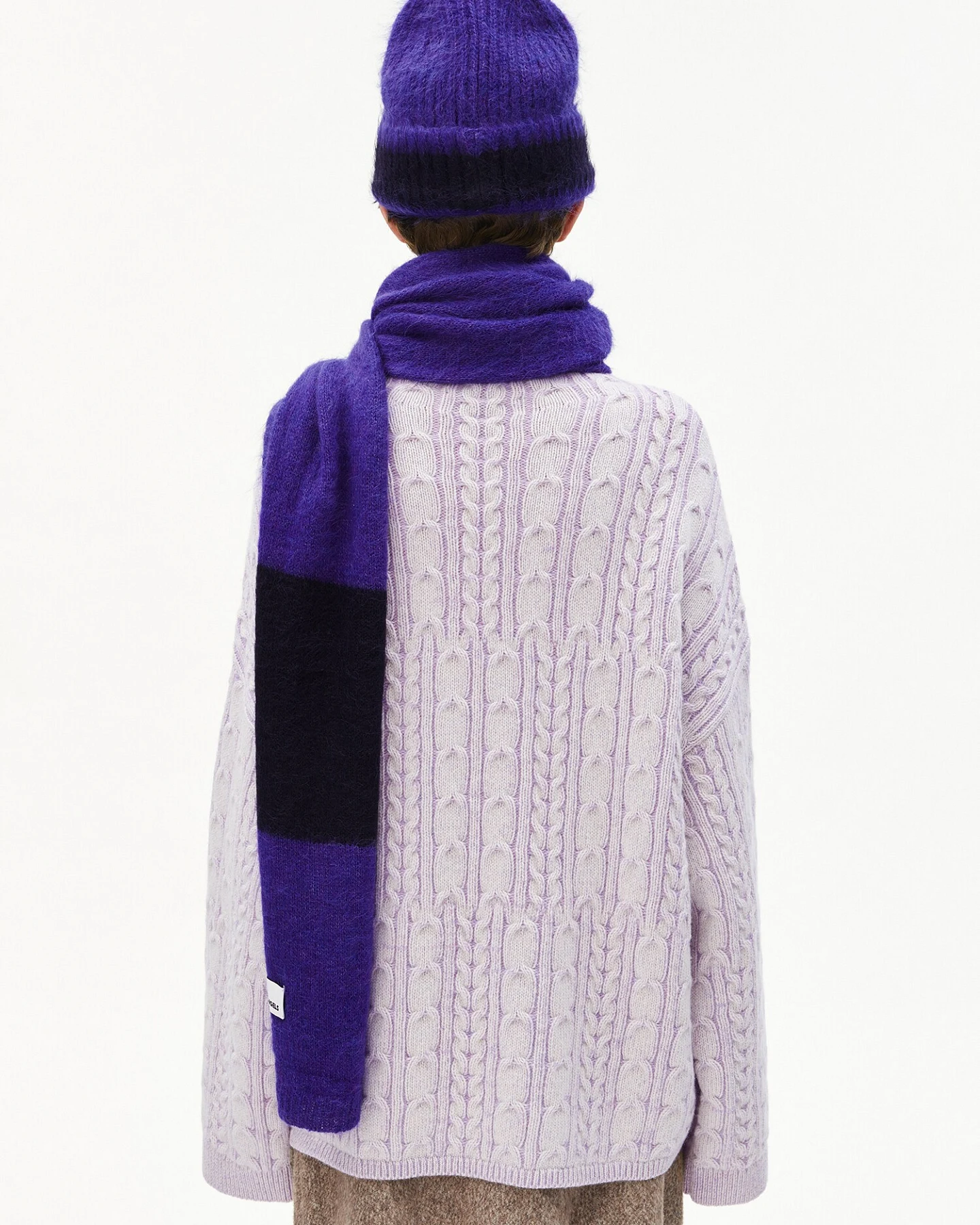 ARMEDANGELS Schal SAABE STRIPED UN-WASTED – Ansicht 3
