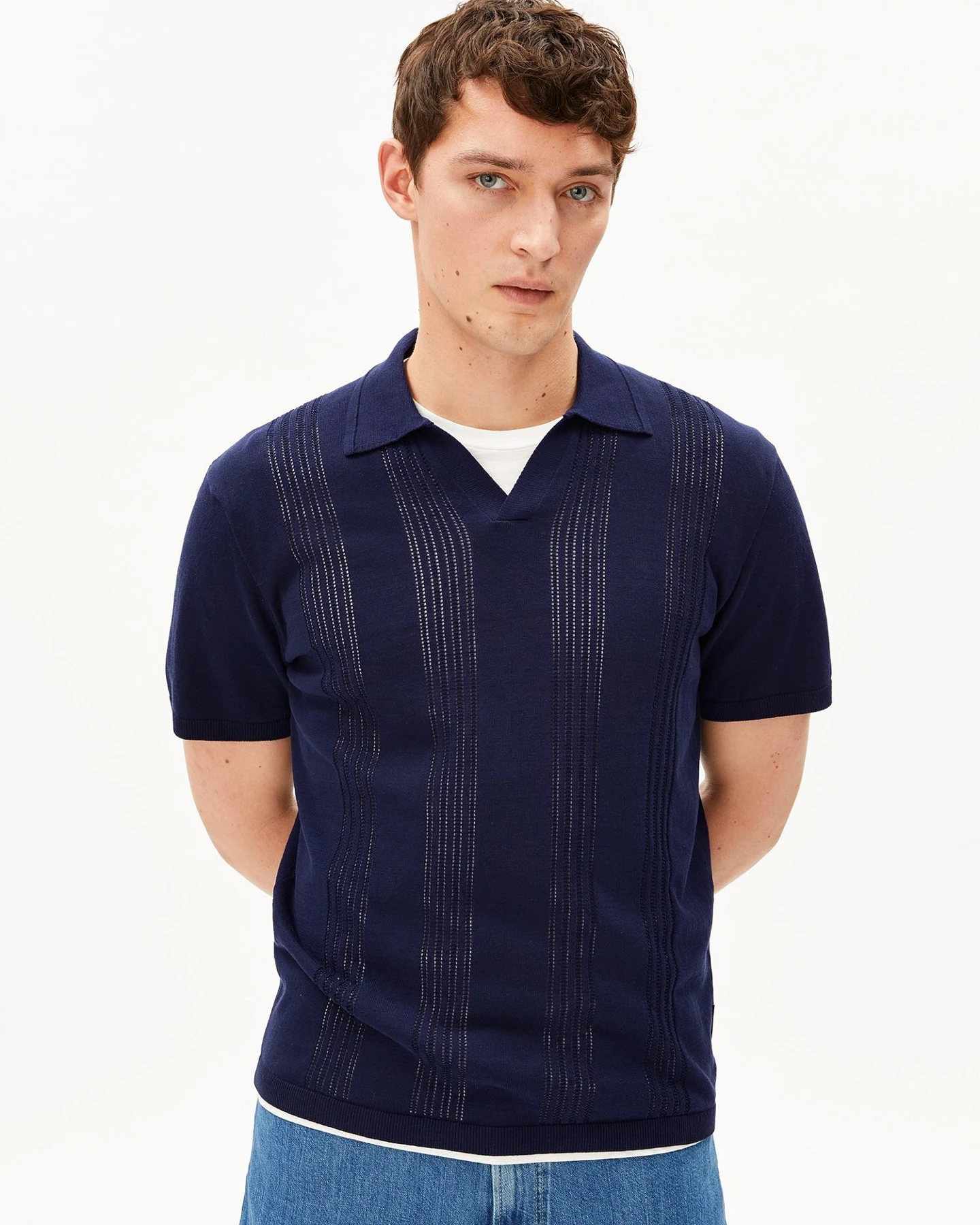 ARMEDANGELS Poloshirt COTTON KNIT – Ansicht 2