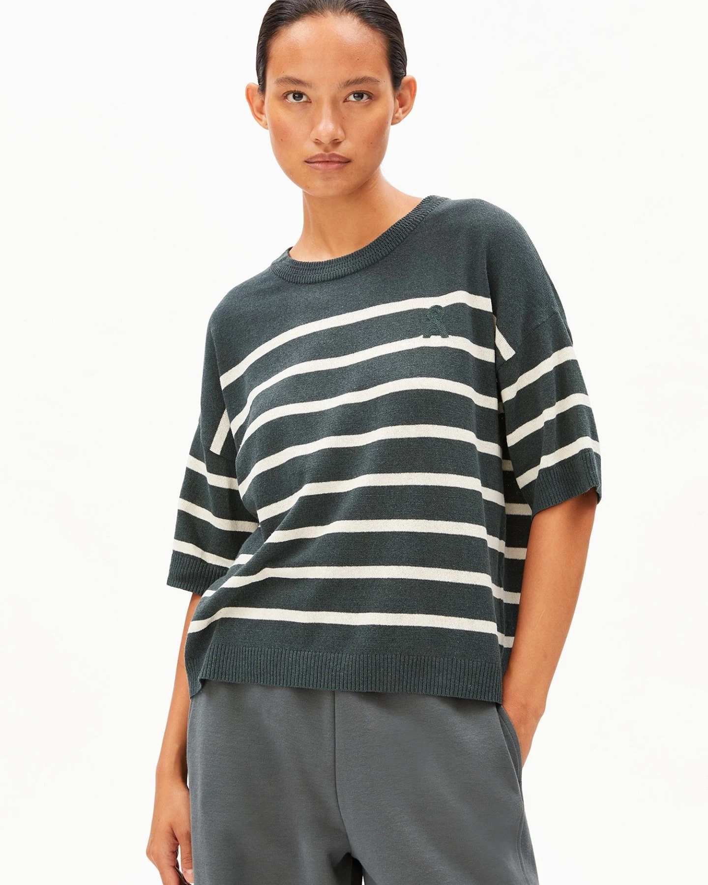 ARMEDANGELS T-Shirt STRIPE LINEN – Ansicht 2