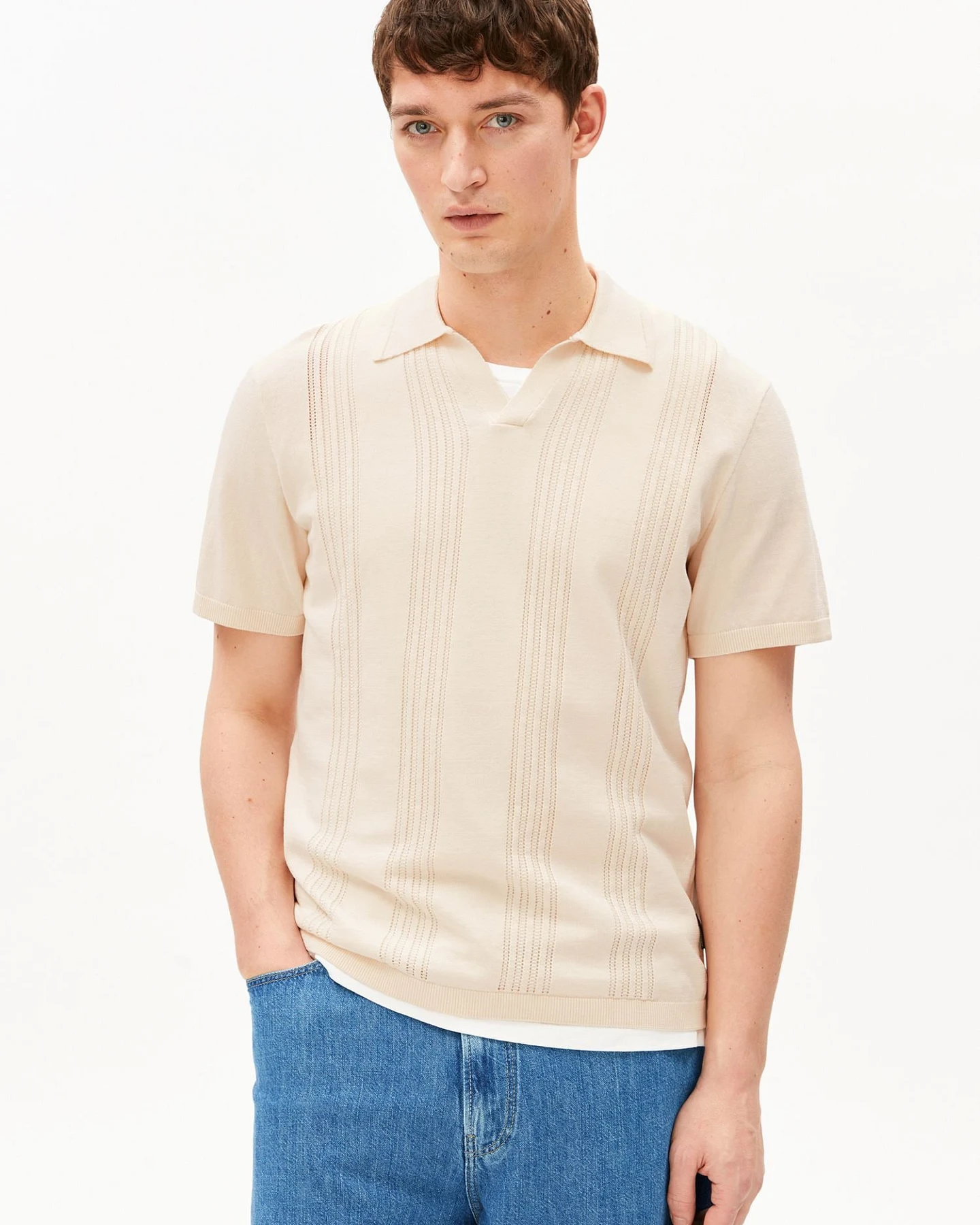 ARMEDANGELS Poloshirt COTTON KNIT – Ansicht 2