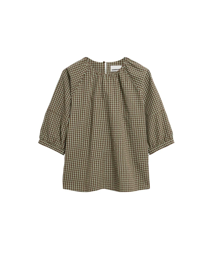 ARMEDANGELS Bluse VICHY SEERSUCKER