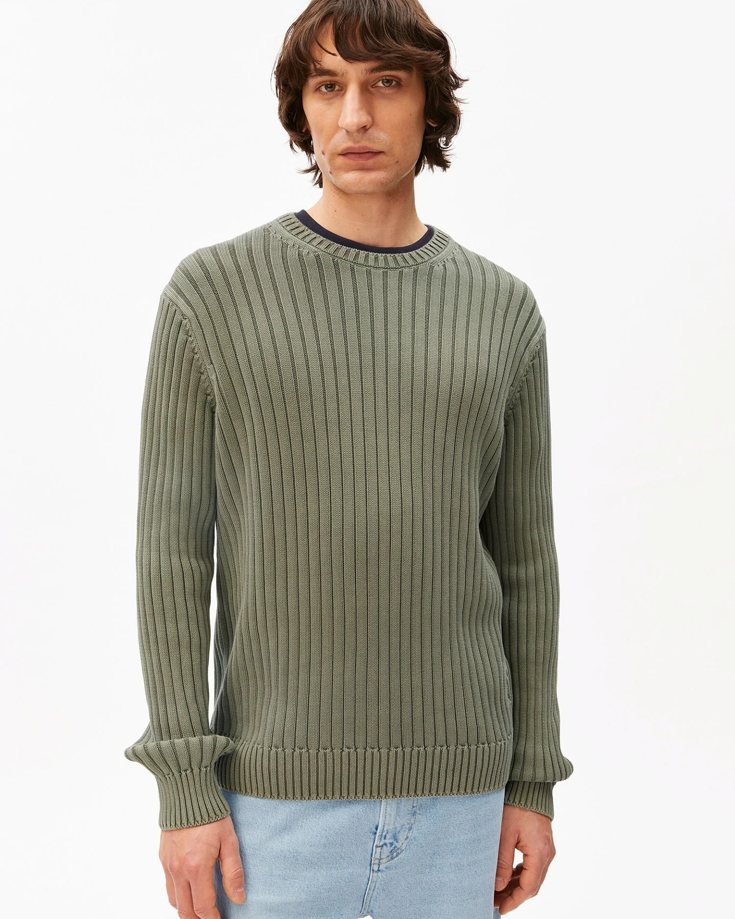 ARMEDANGELS Strickpullover PIGMENT DYE RIB – Ansicht 2
