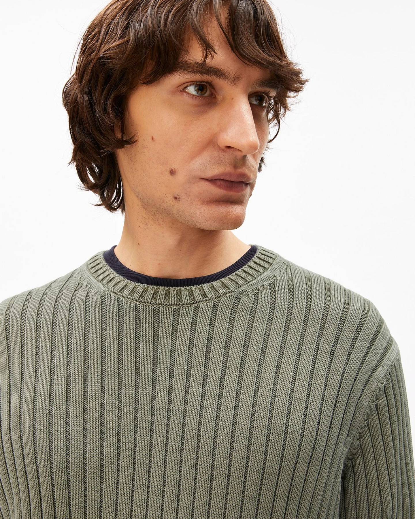 ARMEDANGELS Strickpullover PIGMENT DYE RIB – Ansicht 4