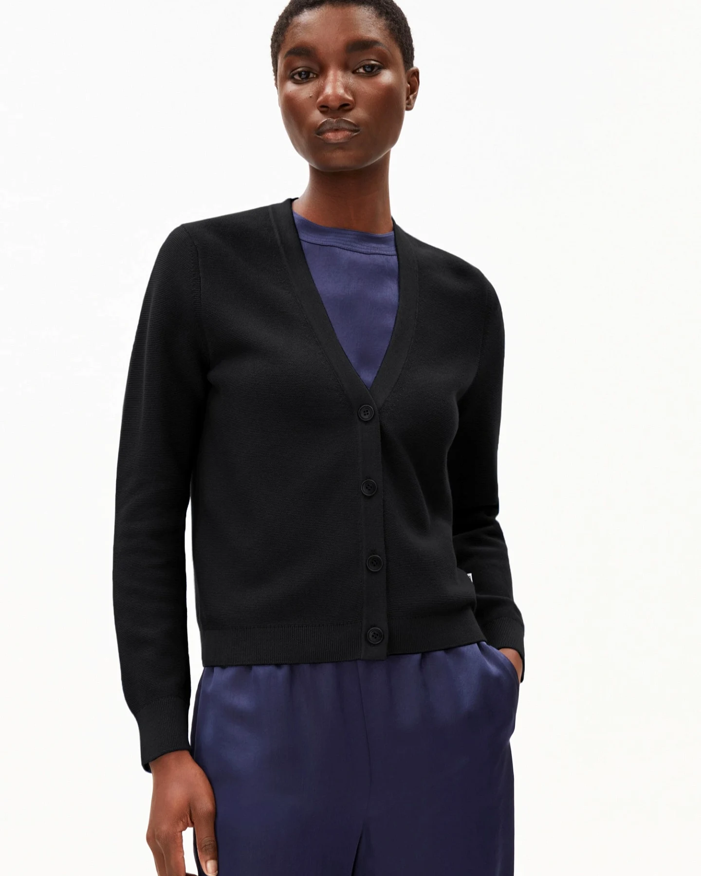 ARMEDANGELS Strickjacke Menaal Links Links – Ansicht 2
