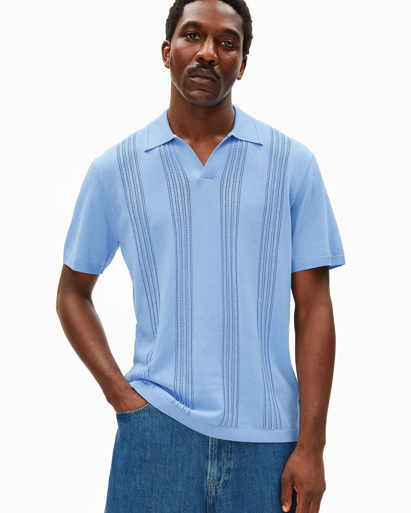 ARMEDANGELS Poloshirt COTTON KNIT – Ansicht 2