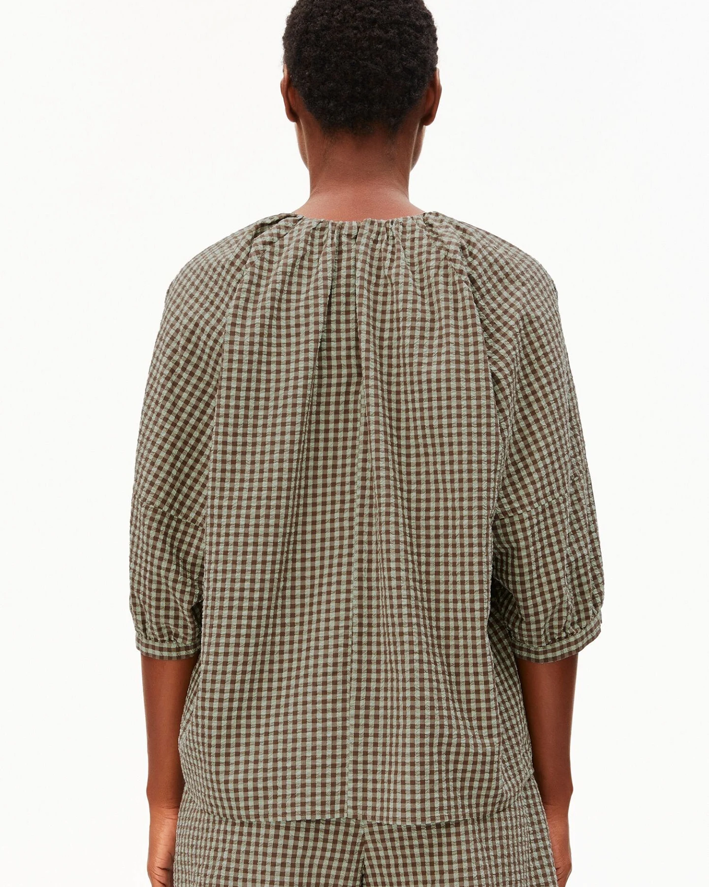 ARMEDANGELS Bluse VICHY SEERSUCKER – Ansicht 3