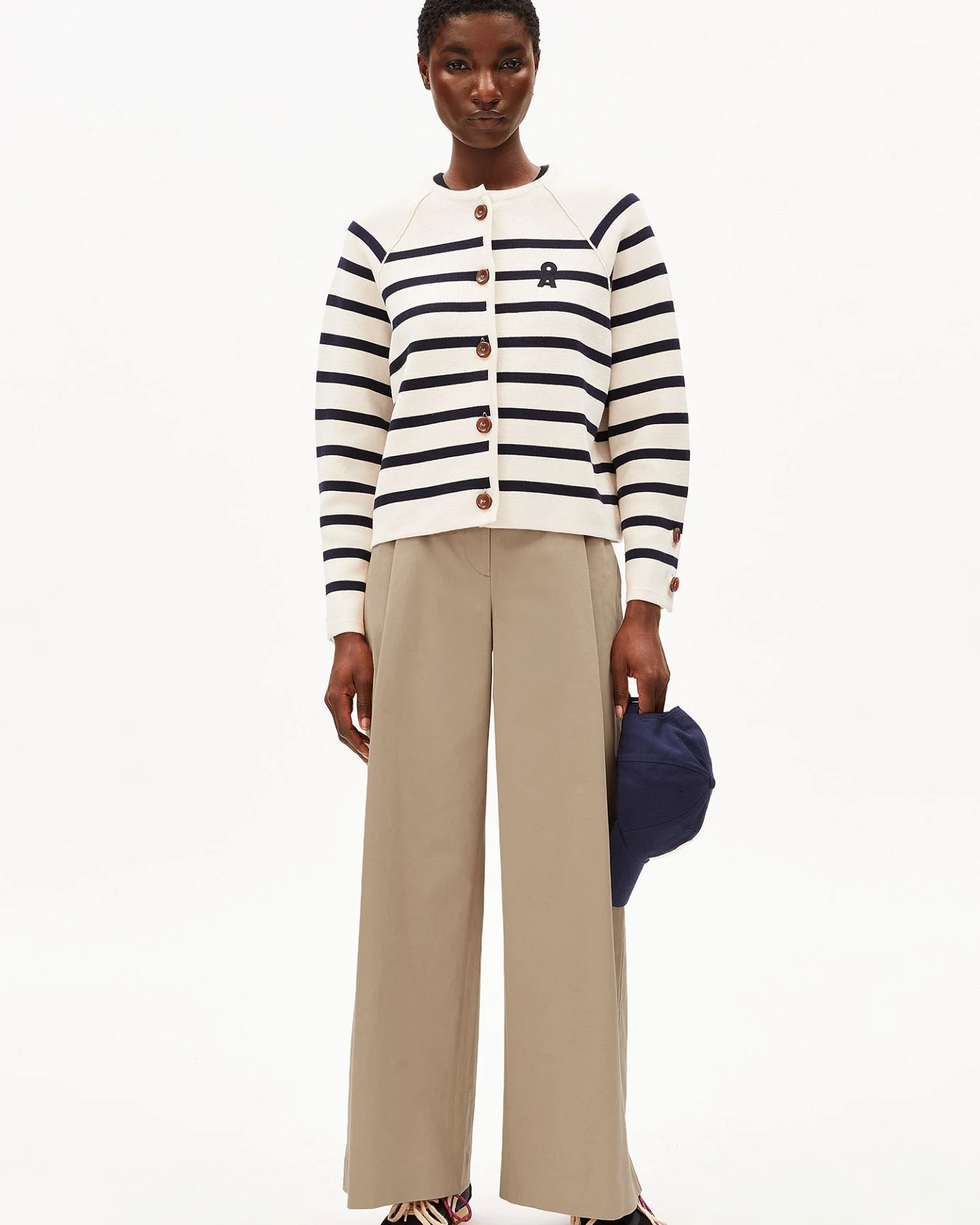 ARMEDANGELS Cardigan PLACED STRIPE – Ansicht 5