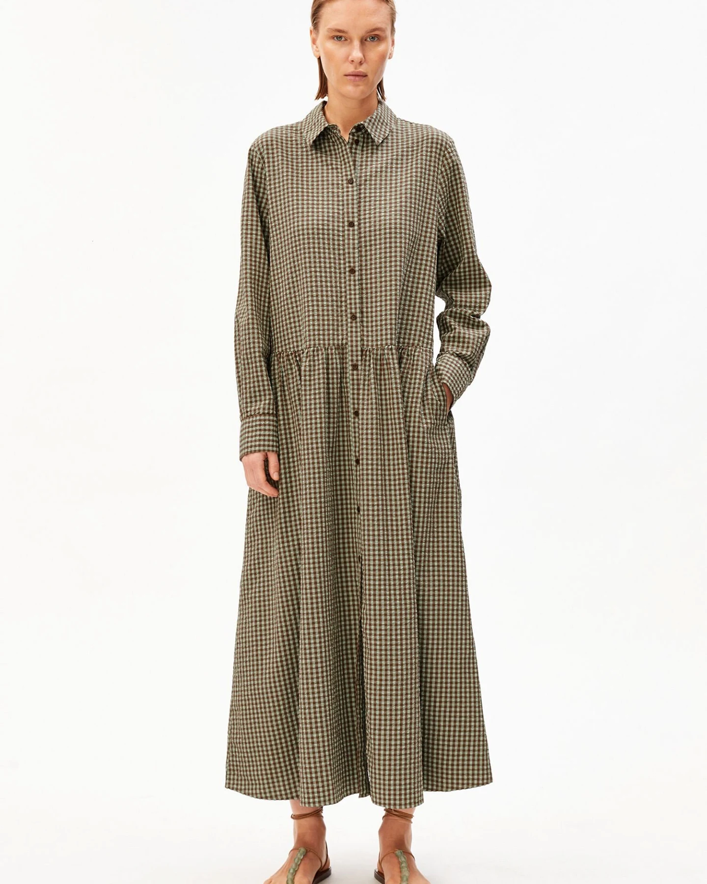 ARMEDANGELS Kleid VICHY SEERSUCKER – Ansicht 5