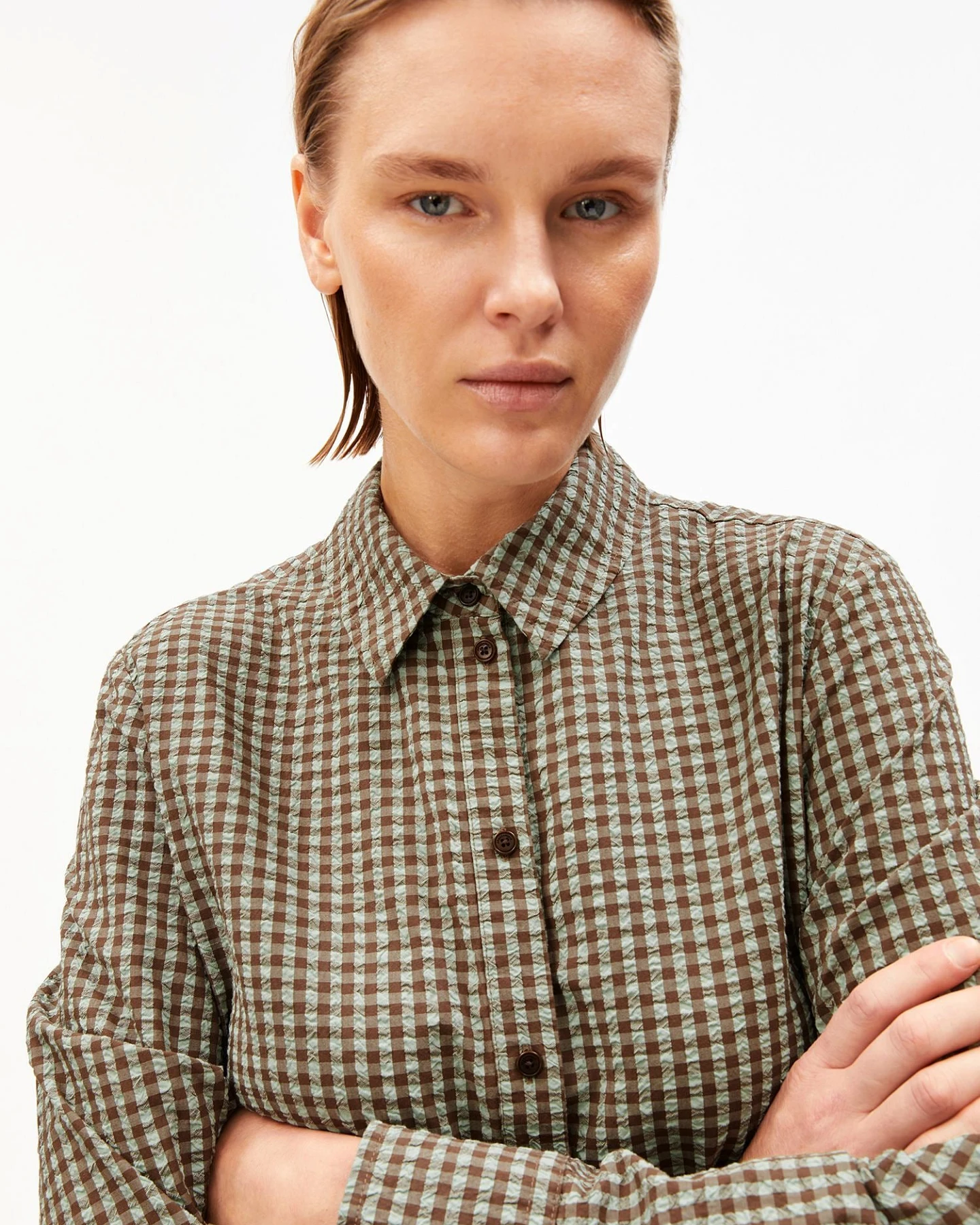 ARMEDANGELS Kleid VICHY SEERSUCKER – Ansicht 4