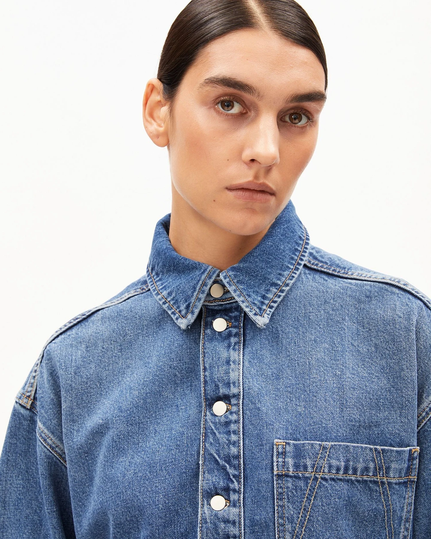 ARMEDANGELS Kleid OVERSIZED DENIM – Ansicht 4