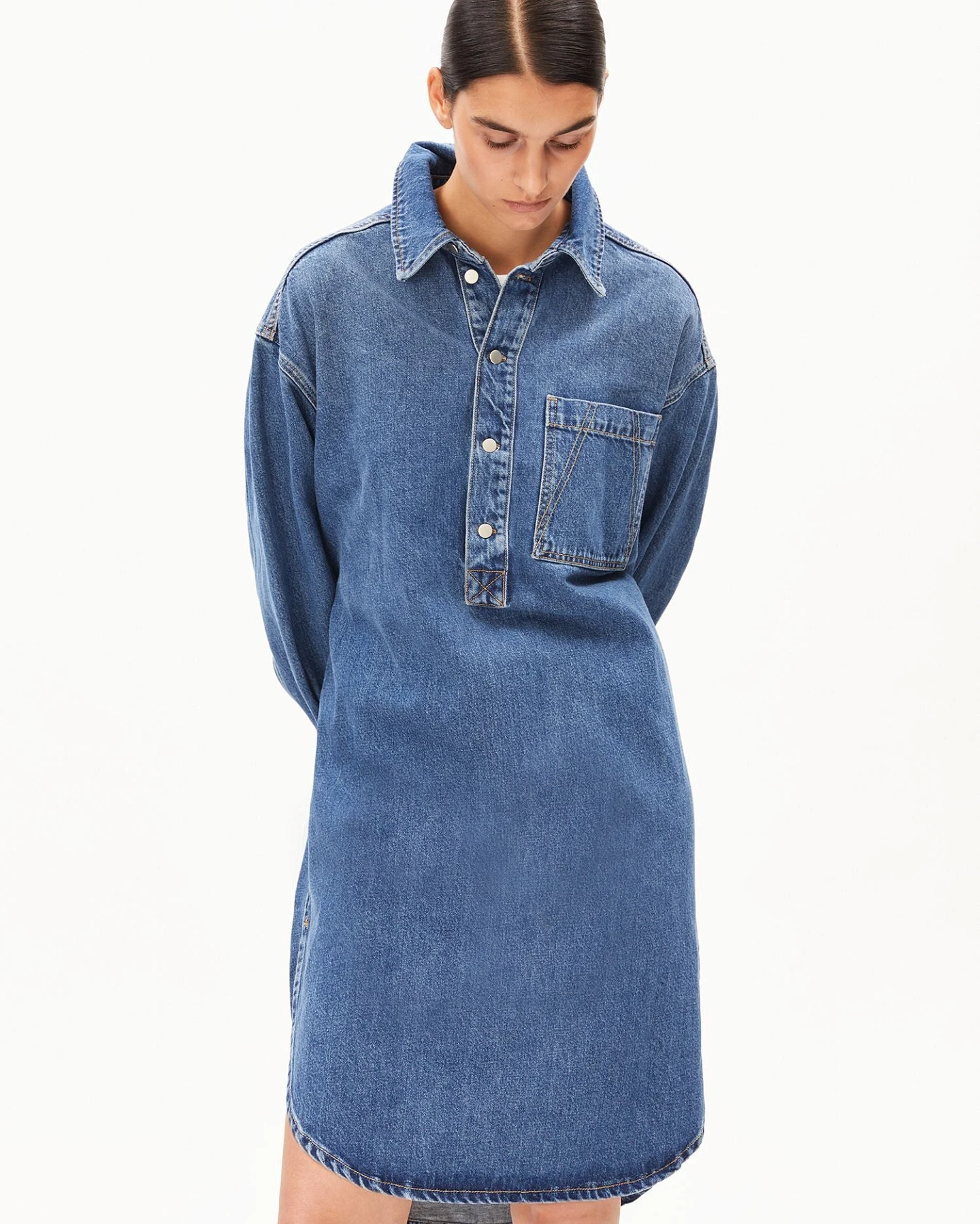 ARMEDANGELS Kleid OVERSIZED DENIM – Ansicht 2