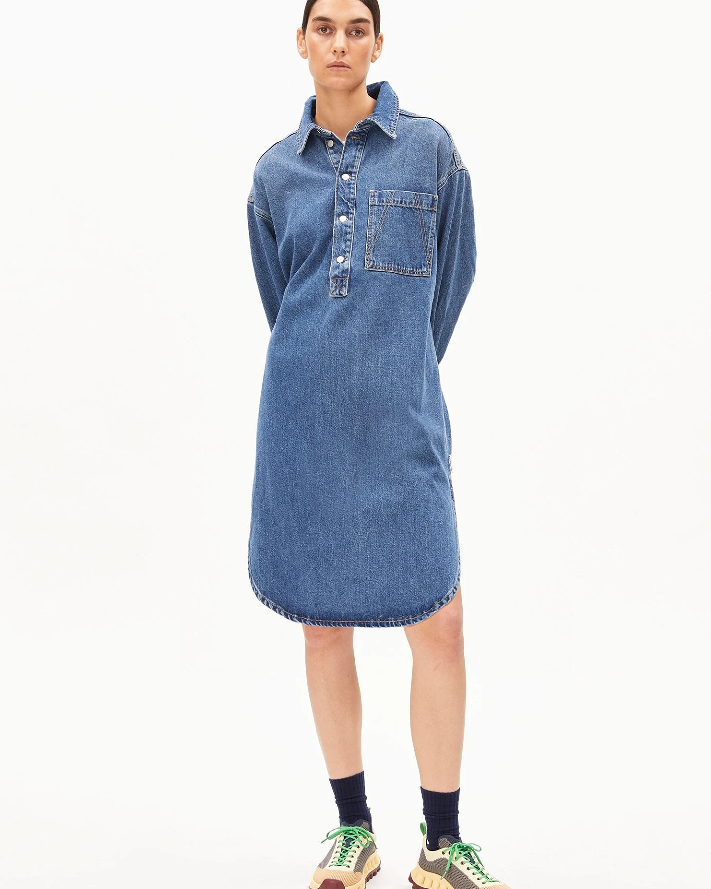 ARMEDANGELS Kleid OVERSIZED DENIM – Ansicht 5