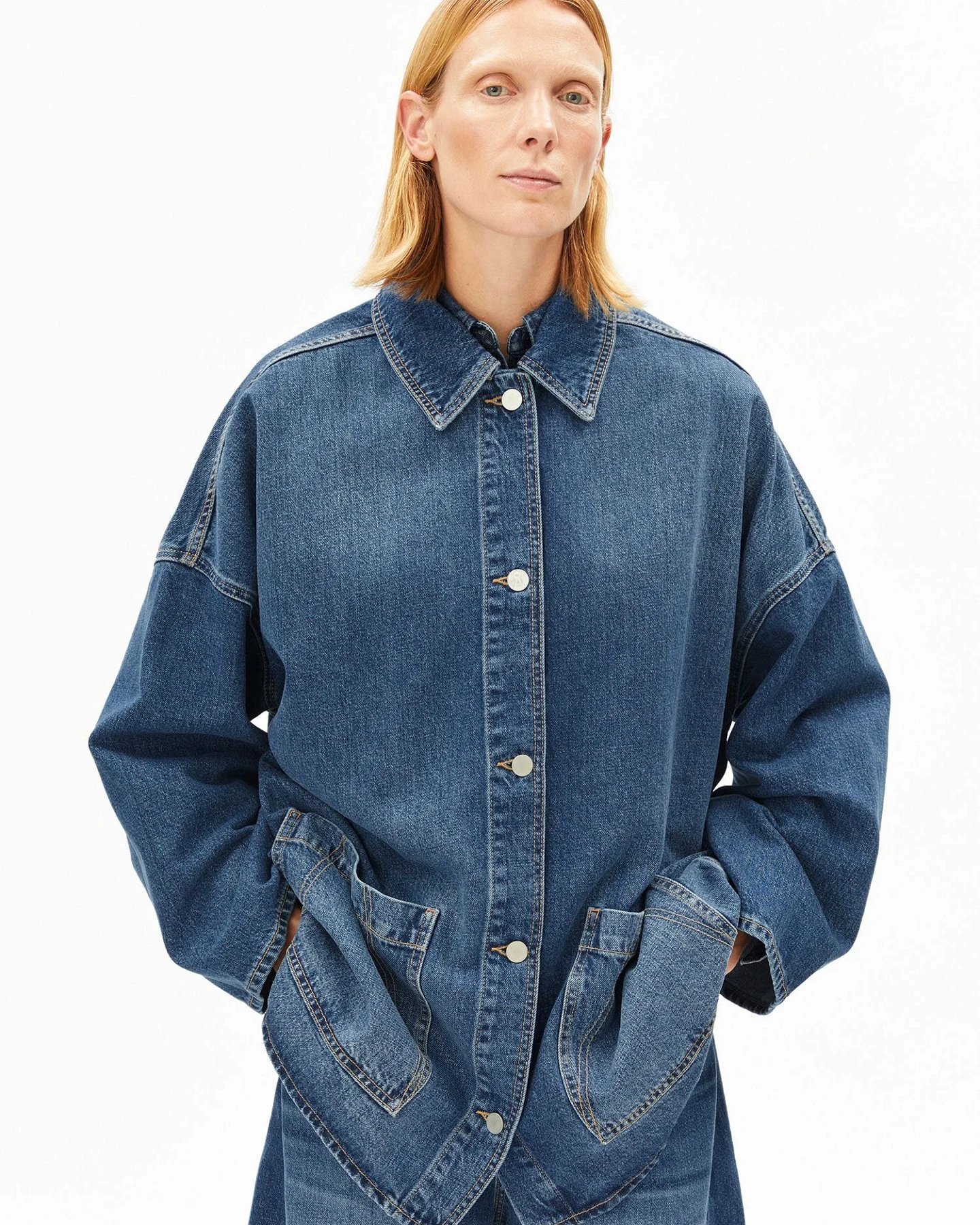 ARMEDANGELS Jeansjacke DRAAPY DENIM – Ansicht 3