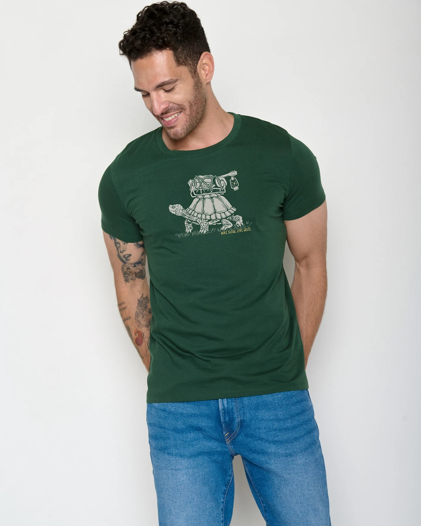 GREENBOMB T-Shirt Guide Turtle Walk – Ansicht 2