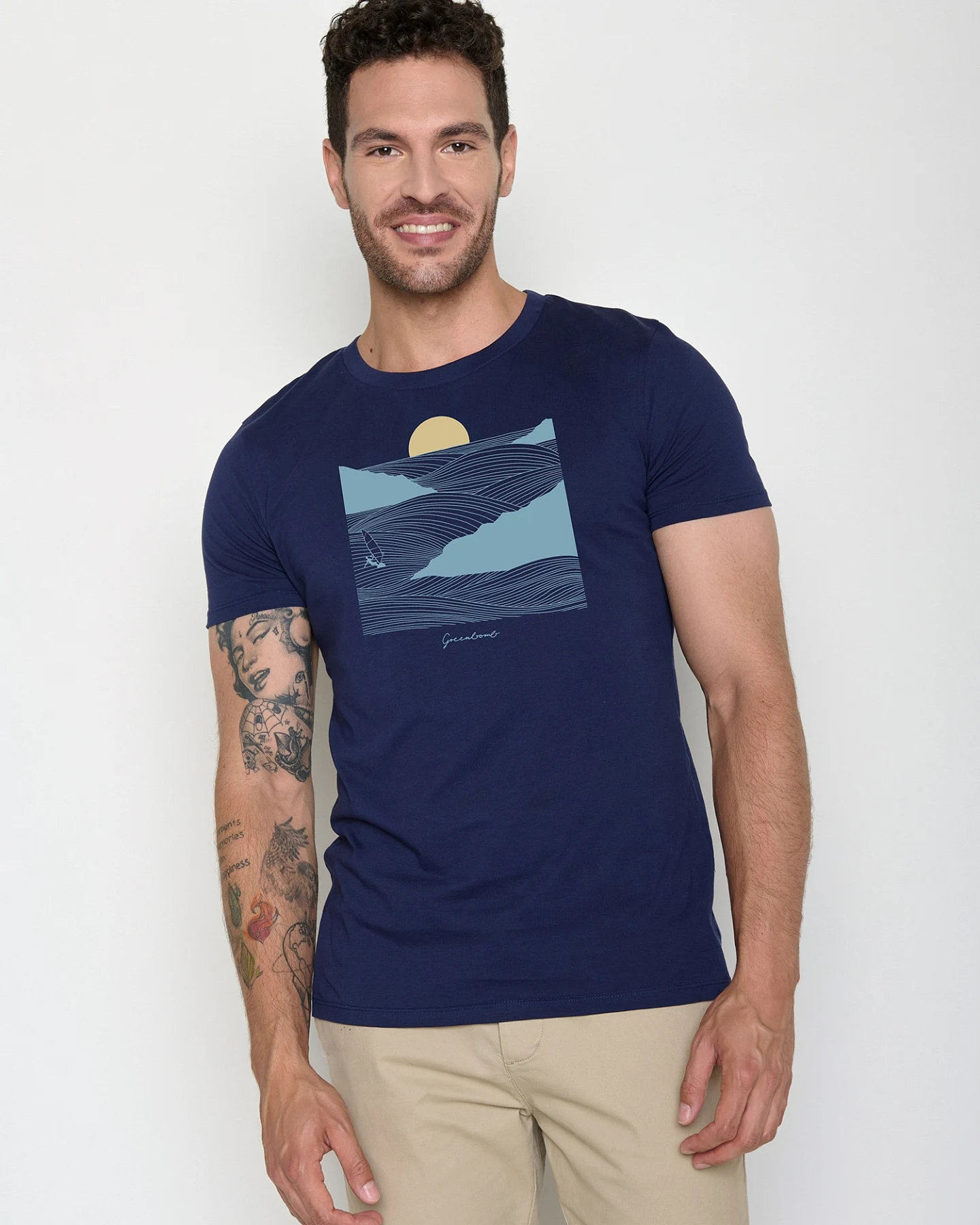GREENBOMB T-Shirt Guide Surf Cliff – Ansicht 2