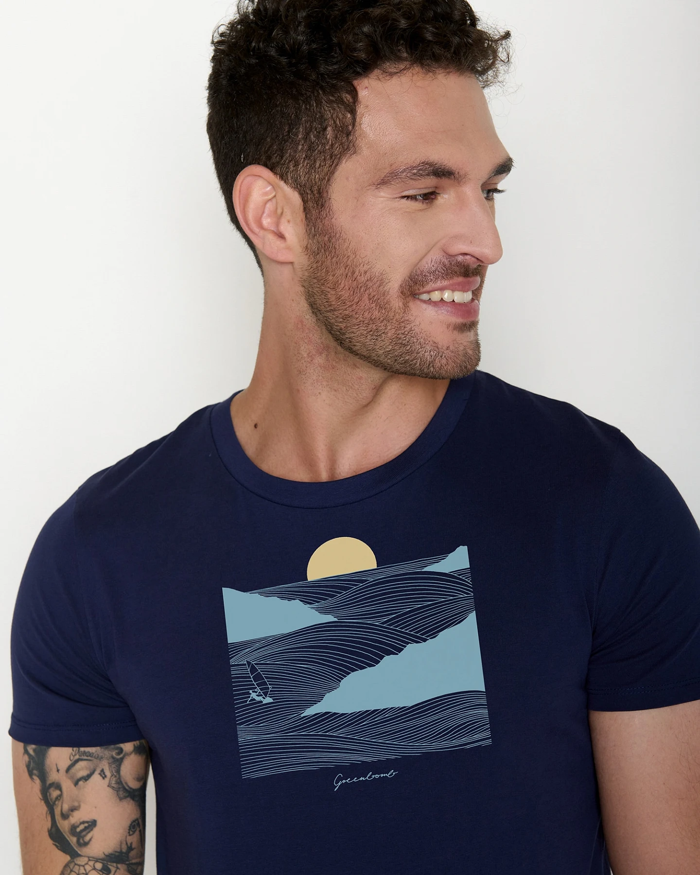 GREENBOMB T-Shirt Guide Surf Cliff – Ansicht 3