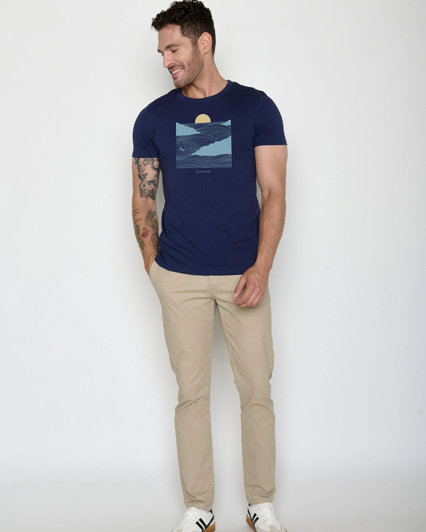 GREENBOMB T-Shirt Guide Surf Cliff – Ansicht 4