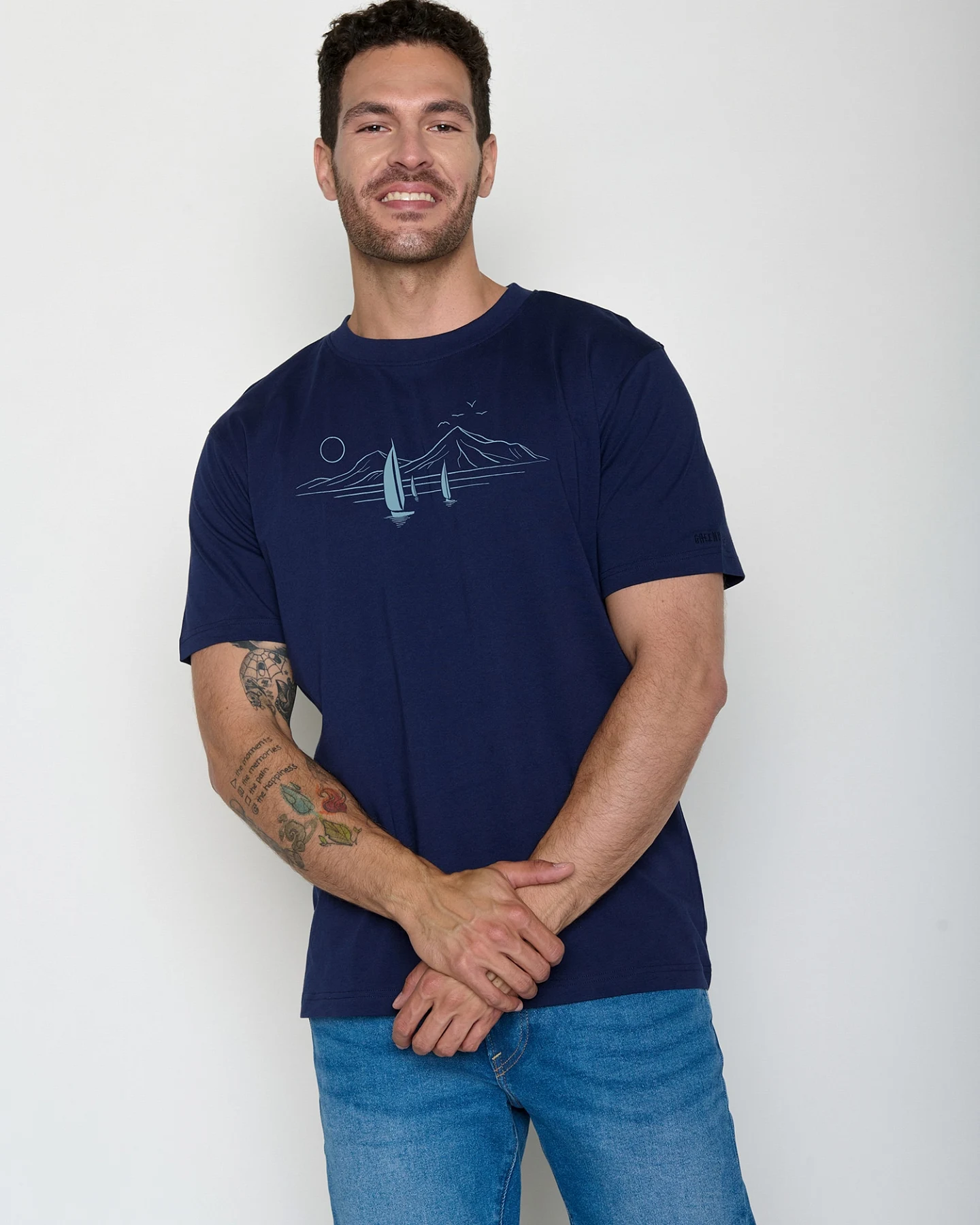 GREENBOMB T-Shirt Fusion Sail Away – Ansicht 2