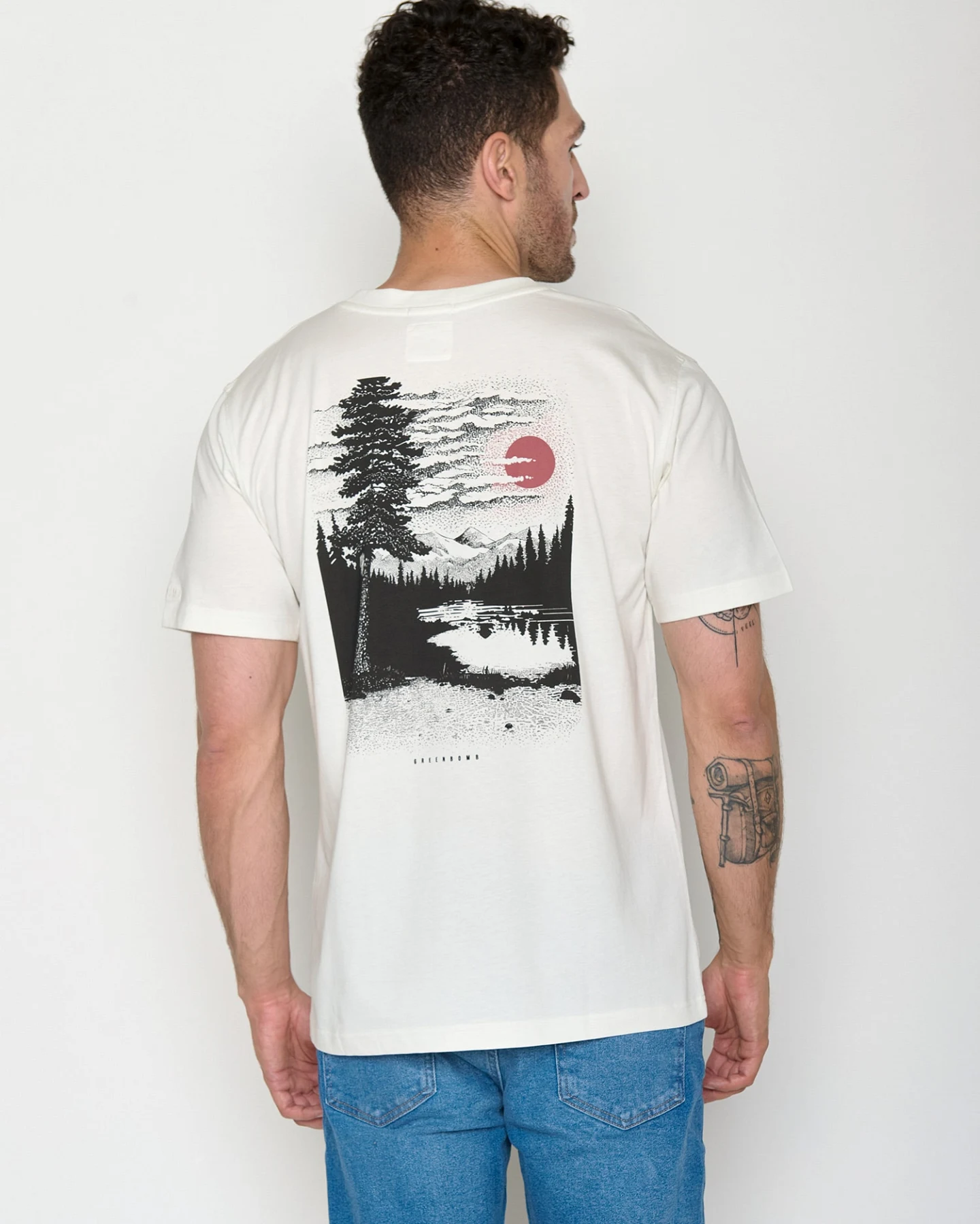 GREENBOMB T-Shirt Fusion River Idyll – Ansicht 2