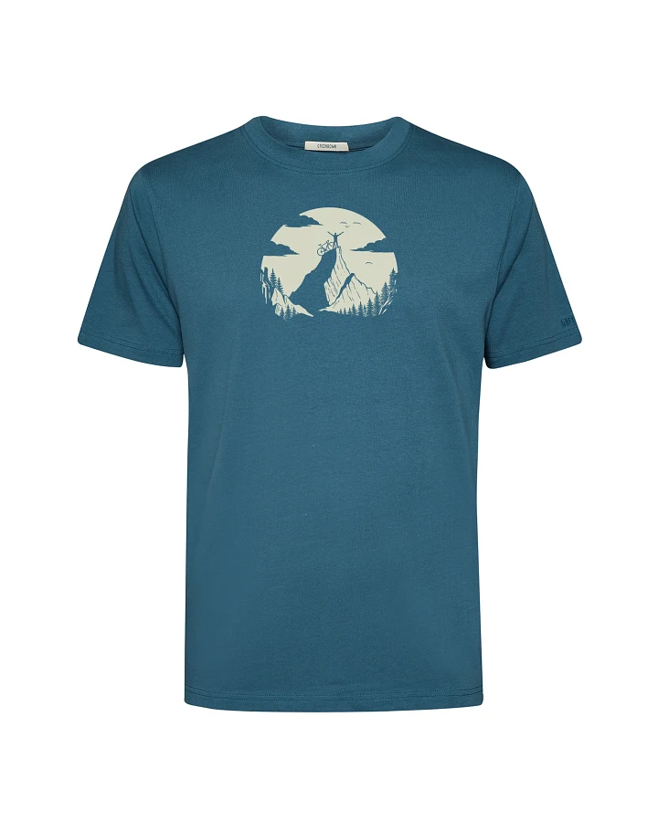 GREENBOMB T-Shirt Fusion Nature Clouds Ride