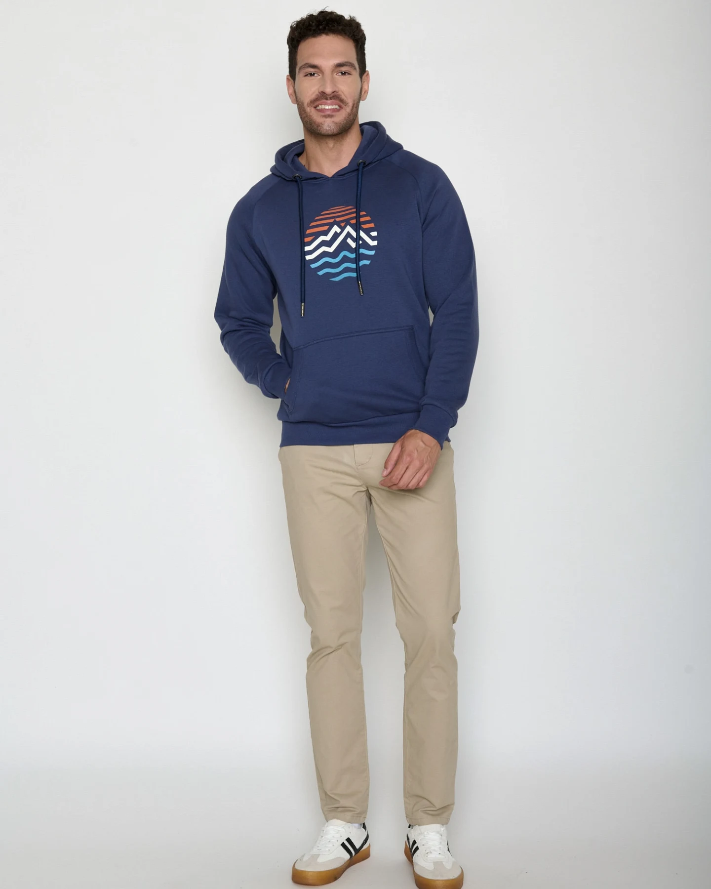 GREENBOMB Hoodie Trek Mountain Stripes – Ansicht 4