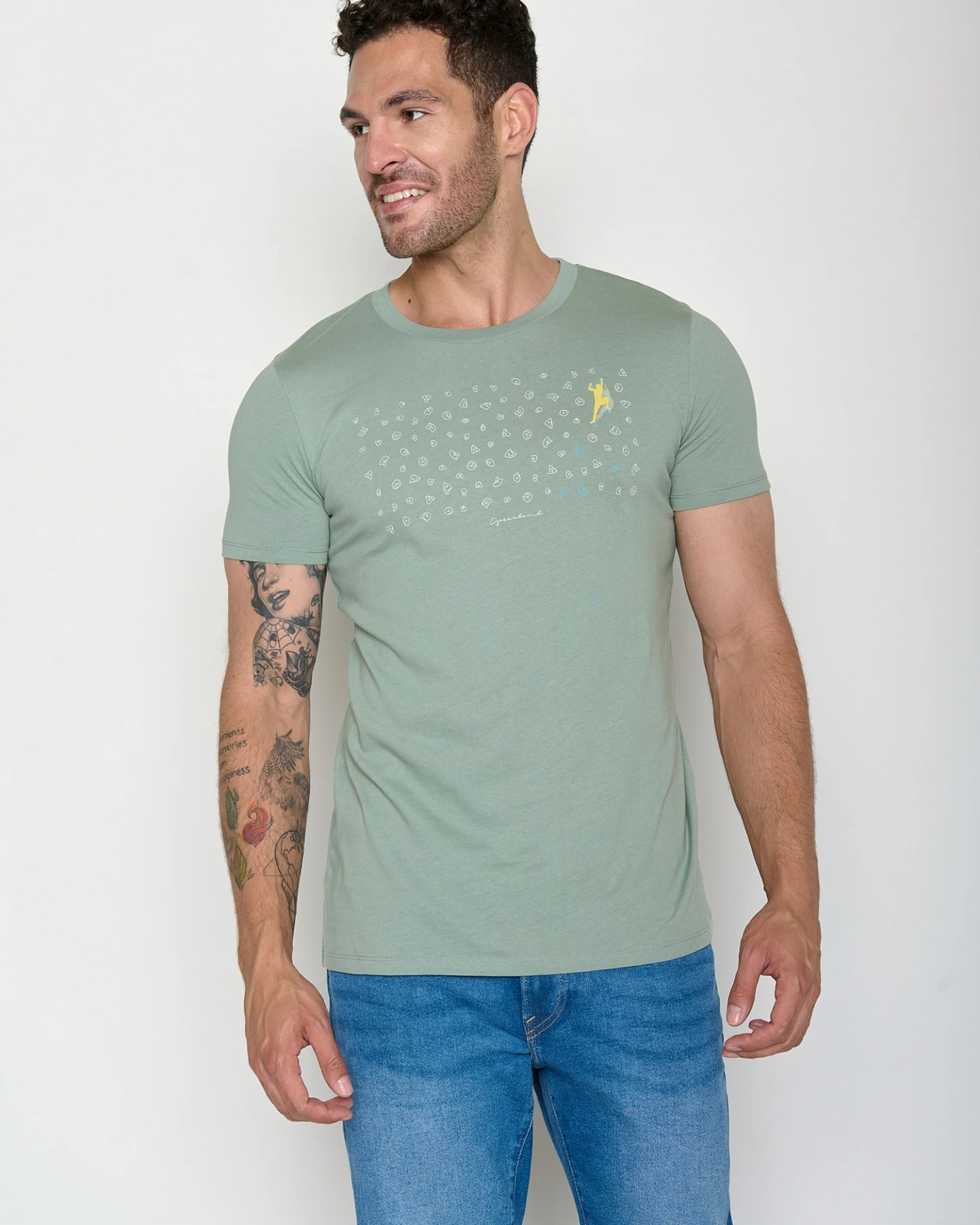 GREENBOMB T-Shirt Guide Lifestyle Boulderer – Ansicht 2